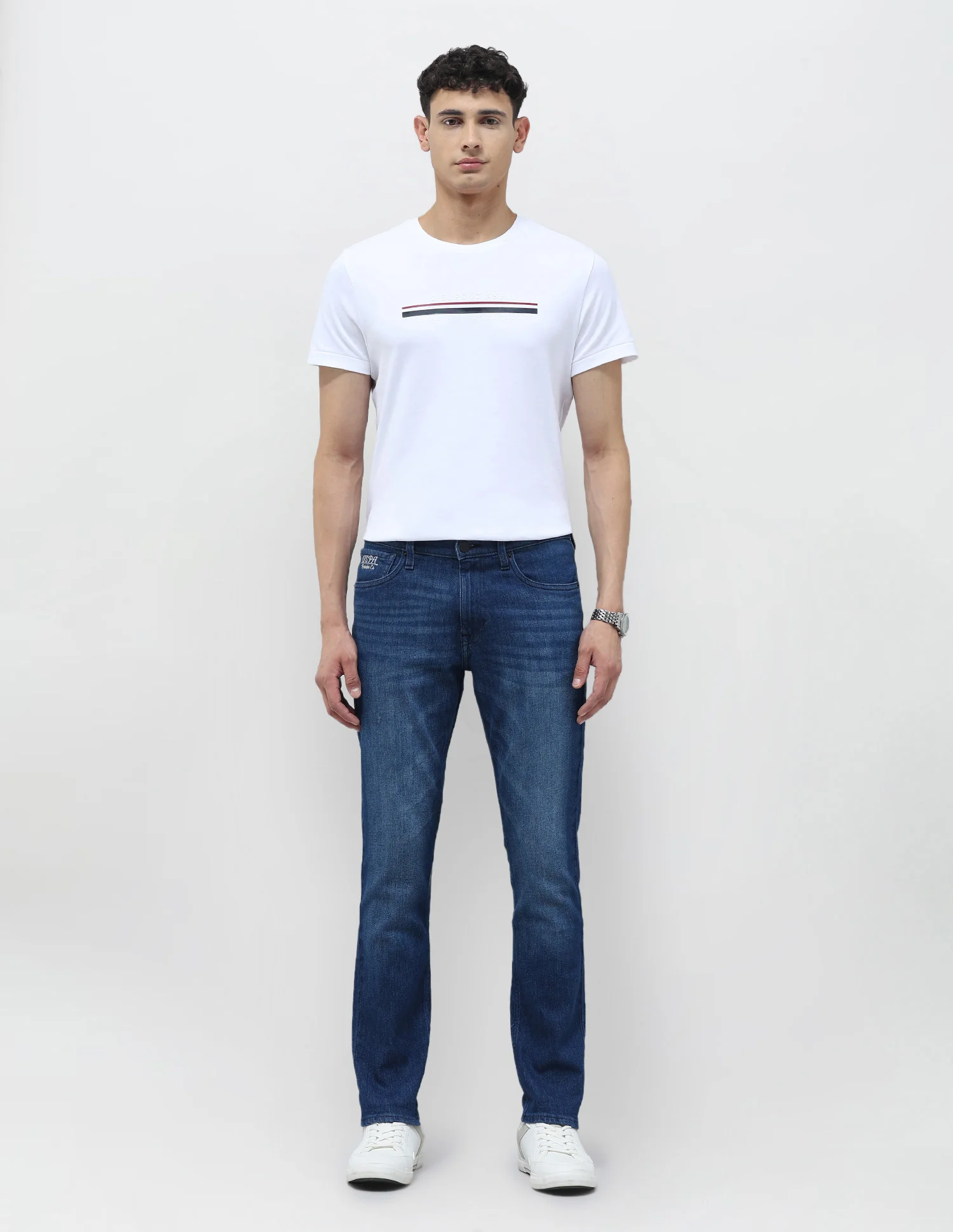 Brandon Slim Tapered Fit Whiskered Jeans - Image 3