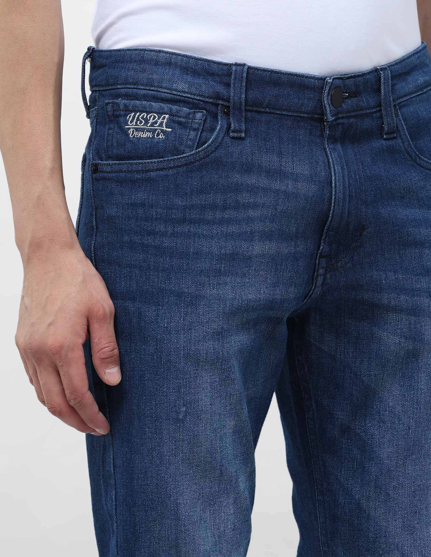 Brandon Slim Tapered Fit Whiskered Jeans - Image 7