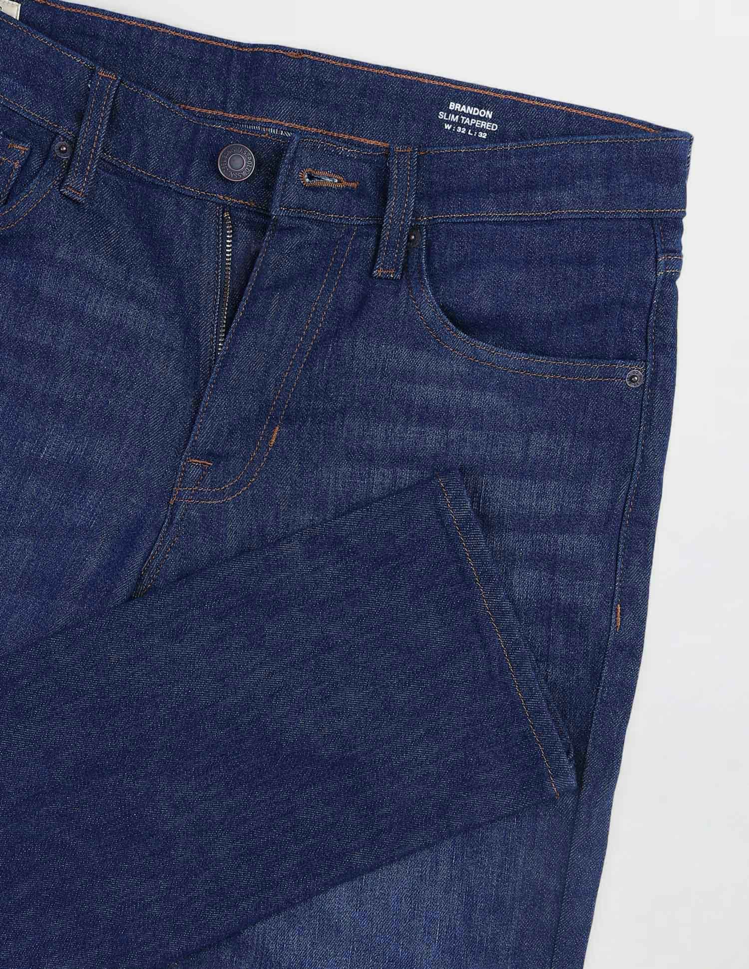 Brandon Slim Tapered Fit Whiskered Jeans - Image 2