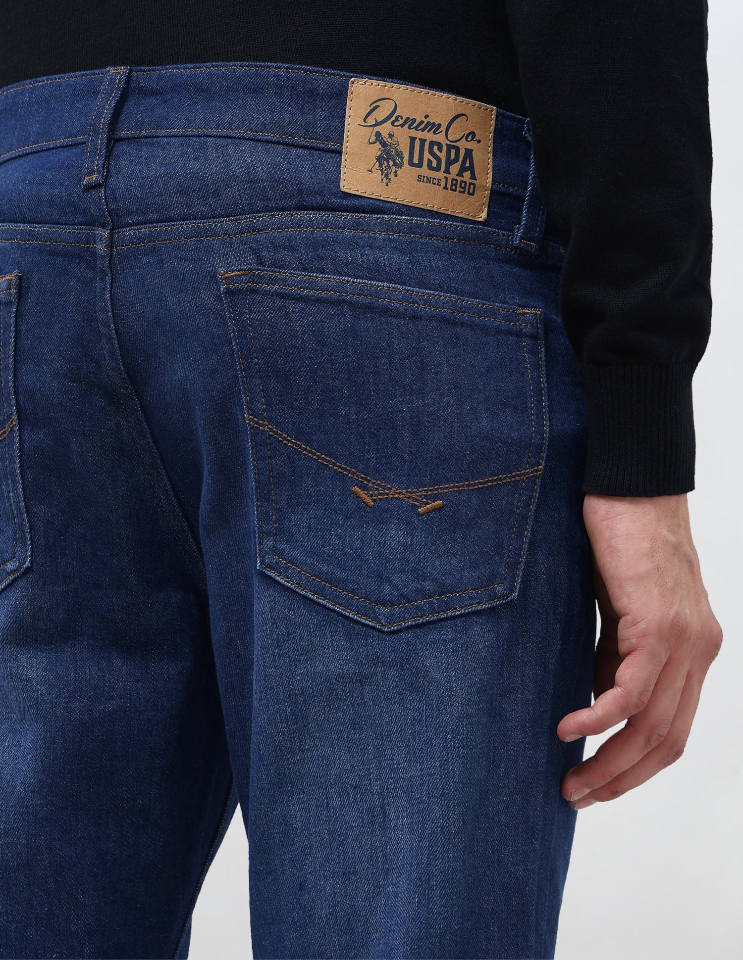 Brandon Slim Tapered Fit Whiskered Jeans - Image 8