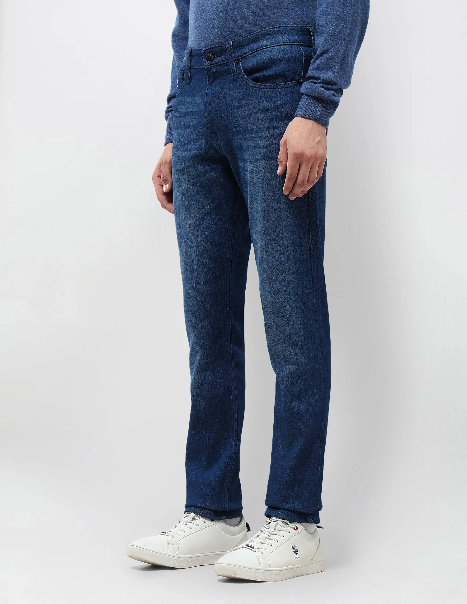 Brandon Slim Tapered Fit Whiskered Jeans - Image 4