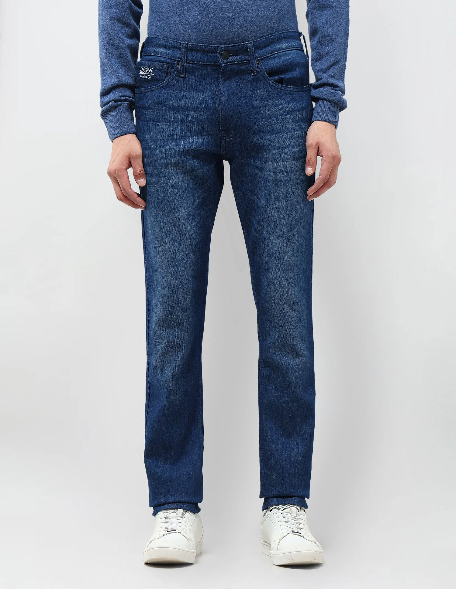 Brandon Slim Tapered Fit Whiskered Jeans - Image 6