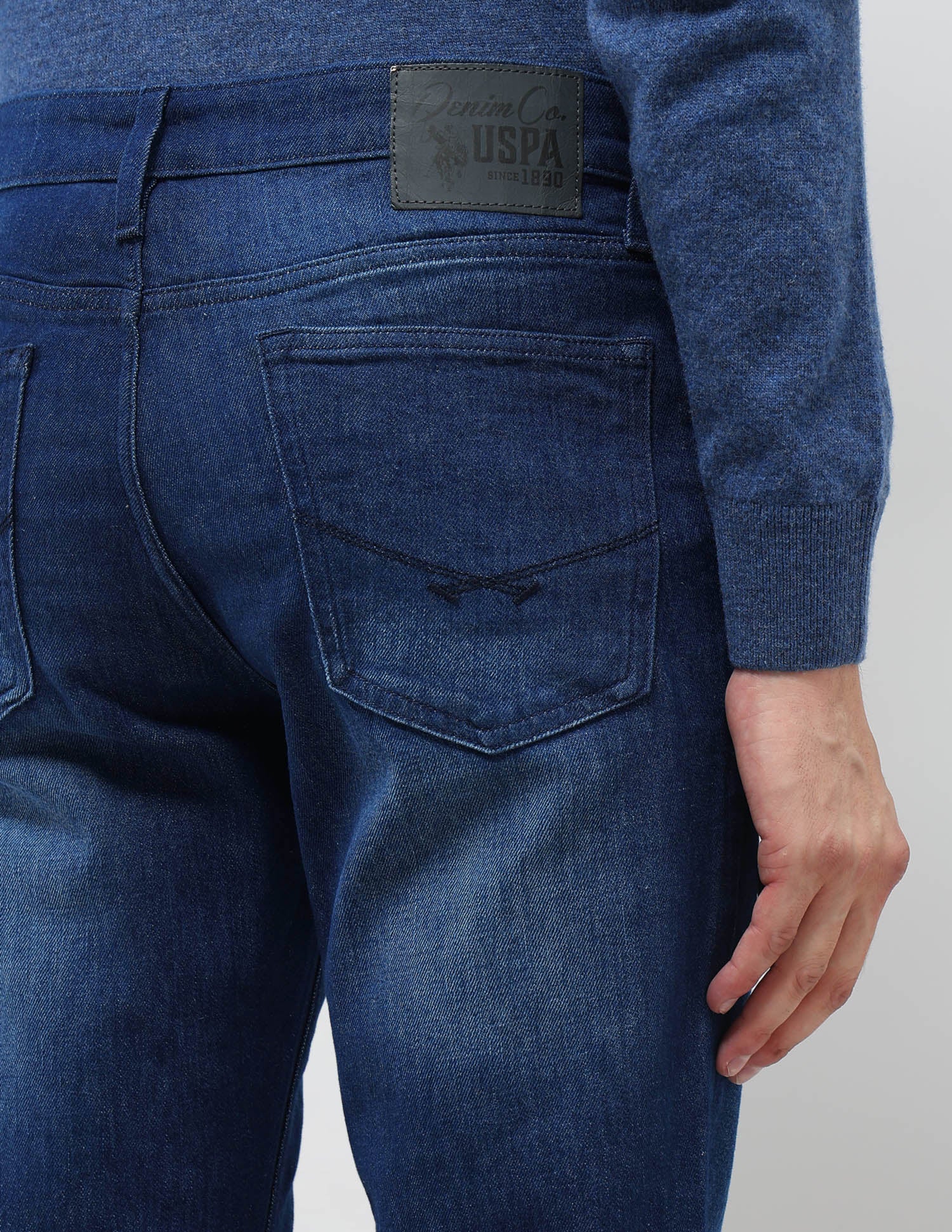 Brandon Slim Tapered Fit Whiskered Jeans - Image 8