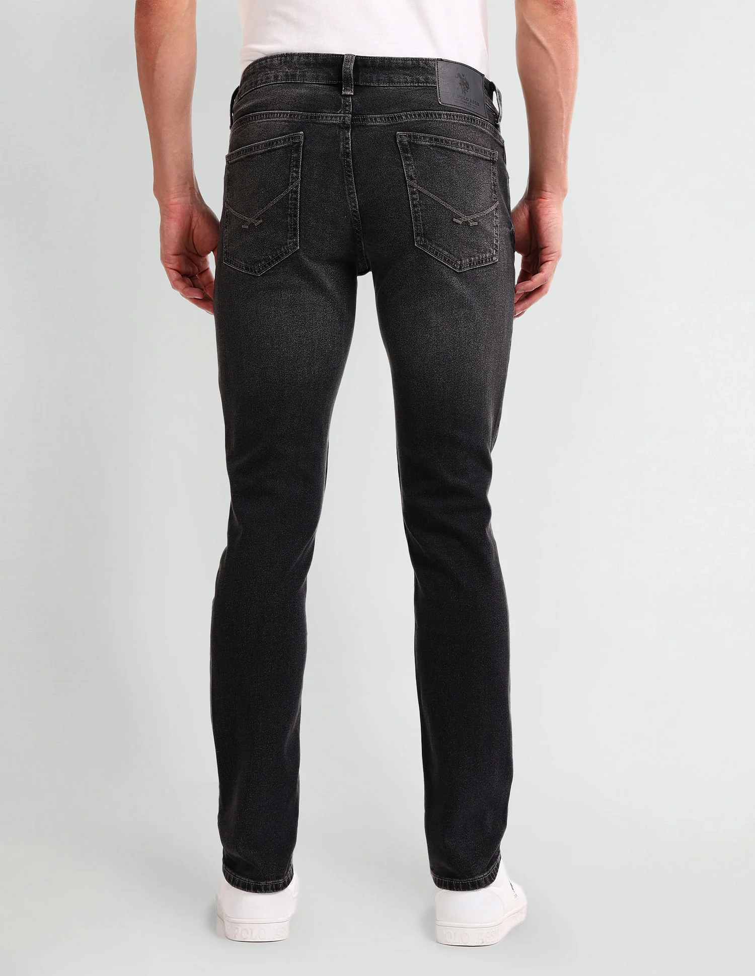 Brandon Slim Tapered Grey Jeans - Image 5