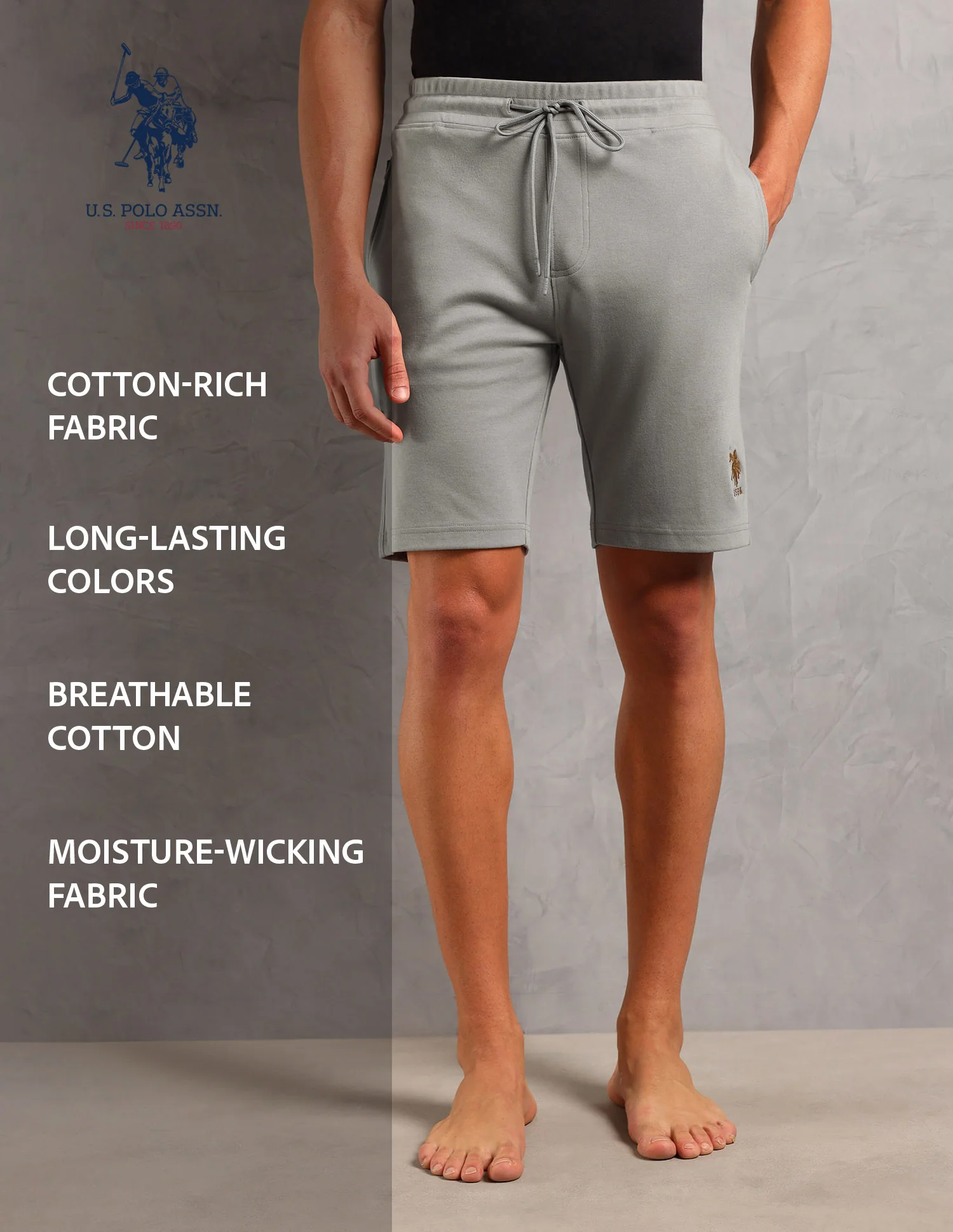Breathable Cotton Solid OES08 Shorts - Pack Of 1 - Image 11