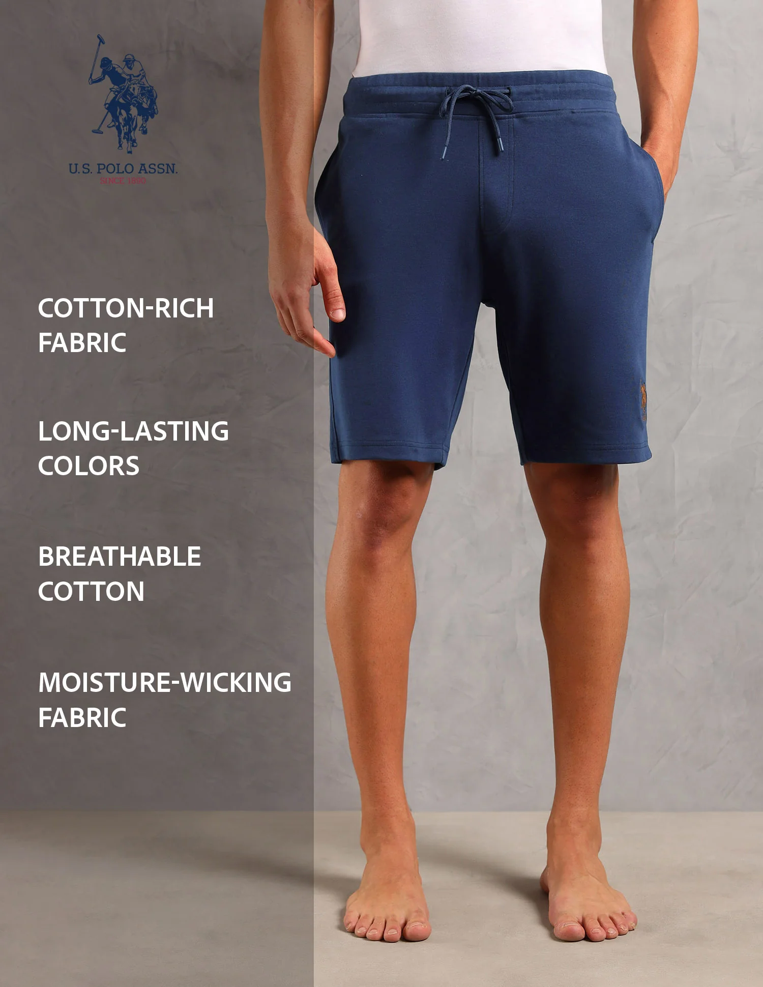 Breathable Cotton Solid OES08 Shorts - Pack Of 1 - Image 11