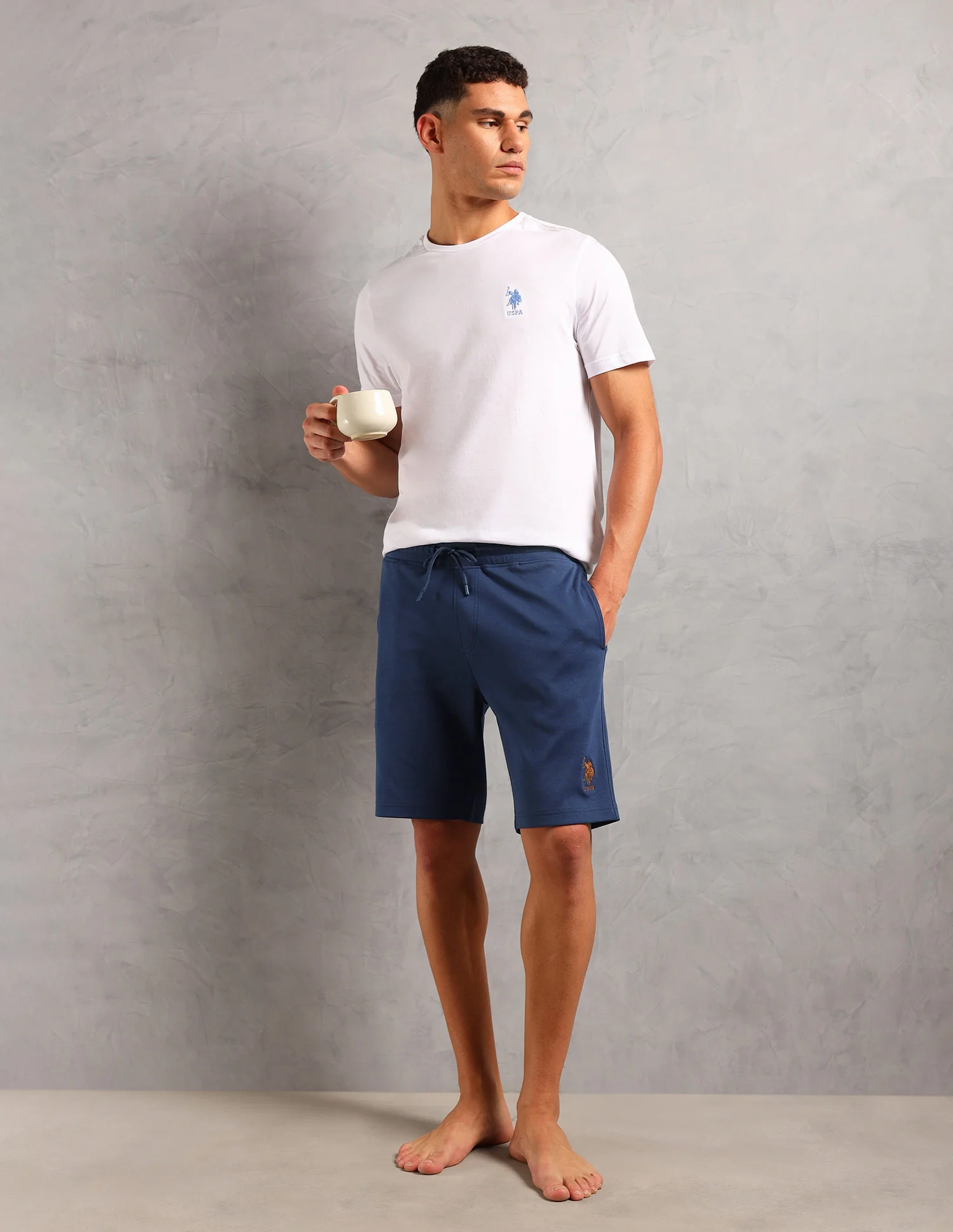 Breathable Cotton Solid OES08 Shorts - Pack Of 1 - Image 3