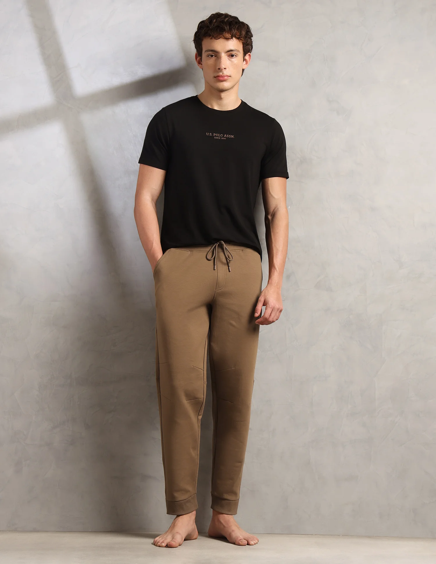 Breathable Mid Rise PJ001-PL Lounge Joggers - Pack Of 1 - Image 3