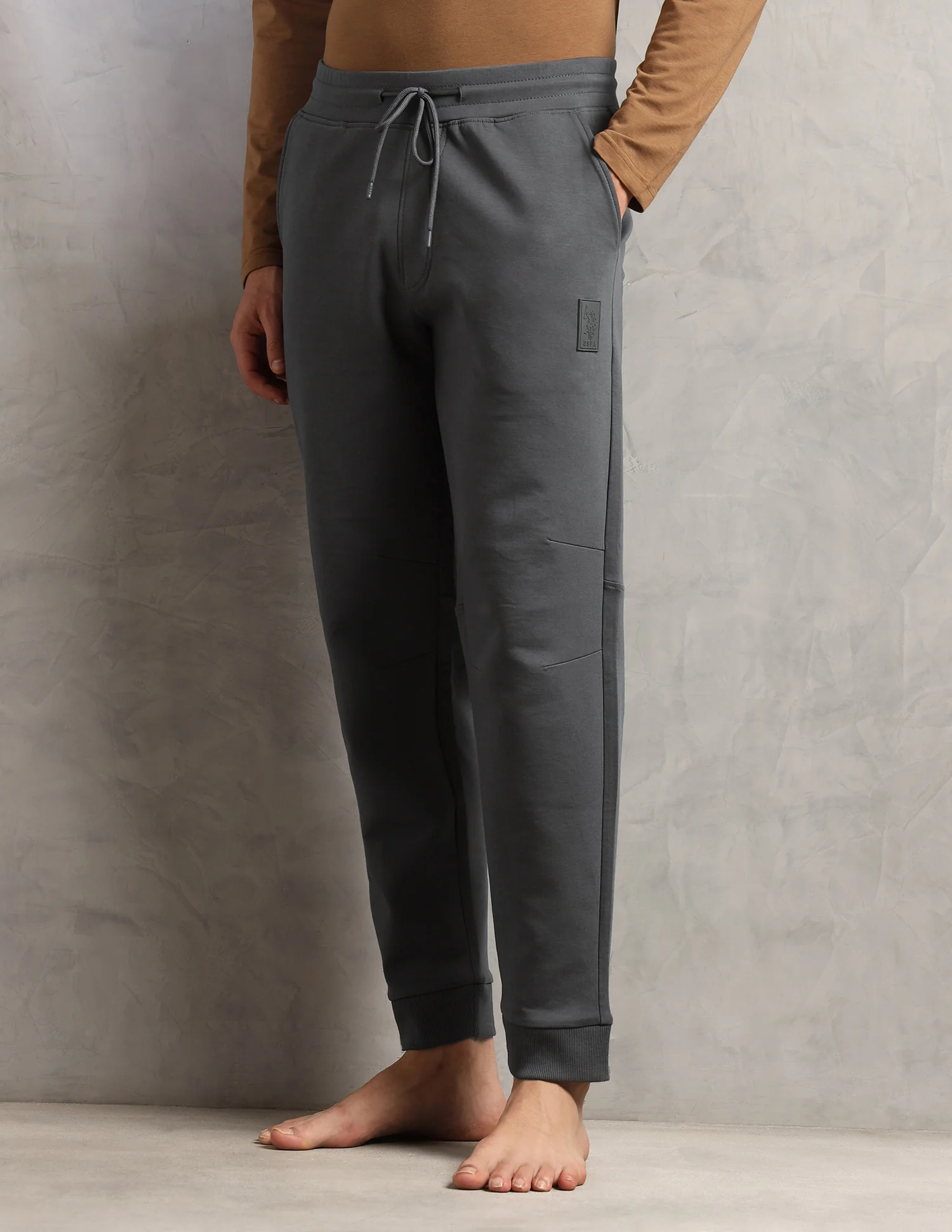 Breathable Mid Rise PJ001-PL Lounge Joggers - Pack Of 1 - Image 4