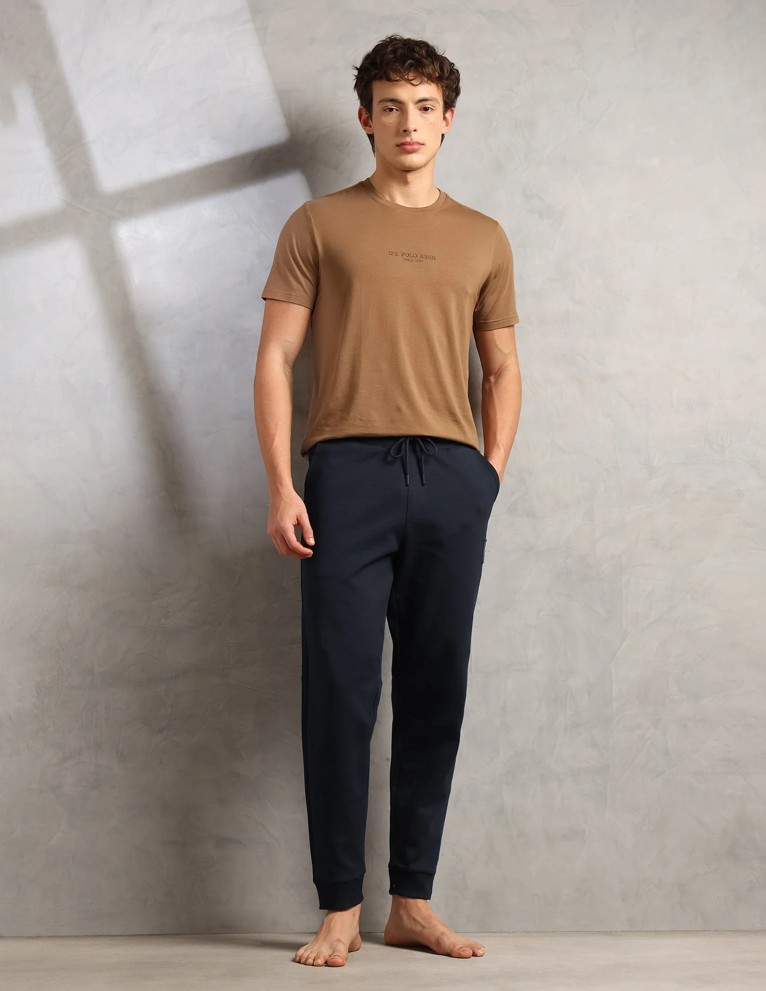 Breathable Mid Rise PJ001-PL Lounge Joggers - Pack Of 1 - Image 3