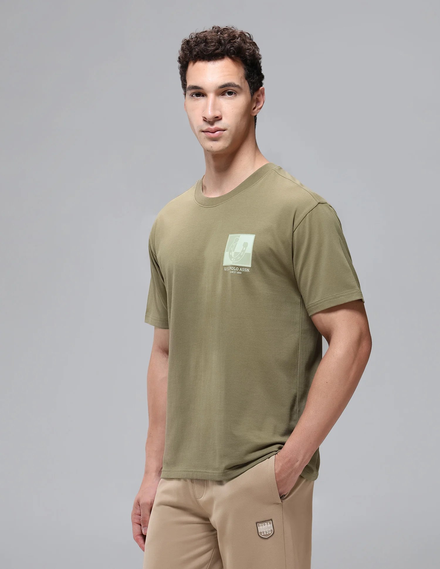 Breathable Regular Comfort Fit OEE15 Lounge T-Shirt - Image 4