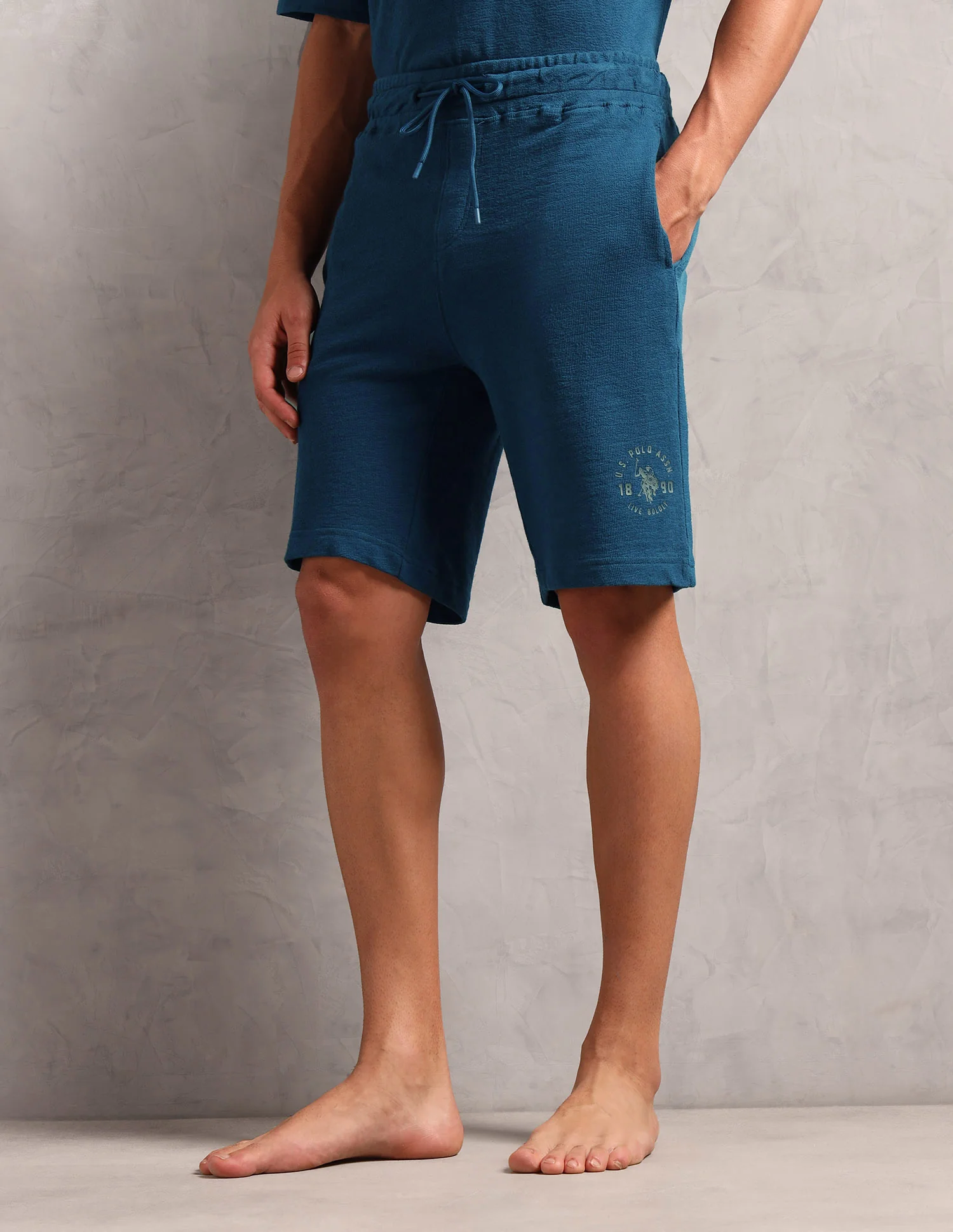 Breathable Regular Fit PS002 Lounge Shorts - Pack Of 1 - Image 4