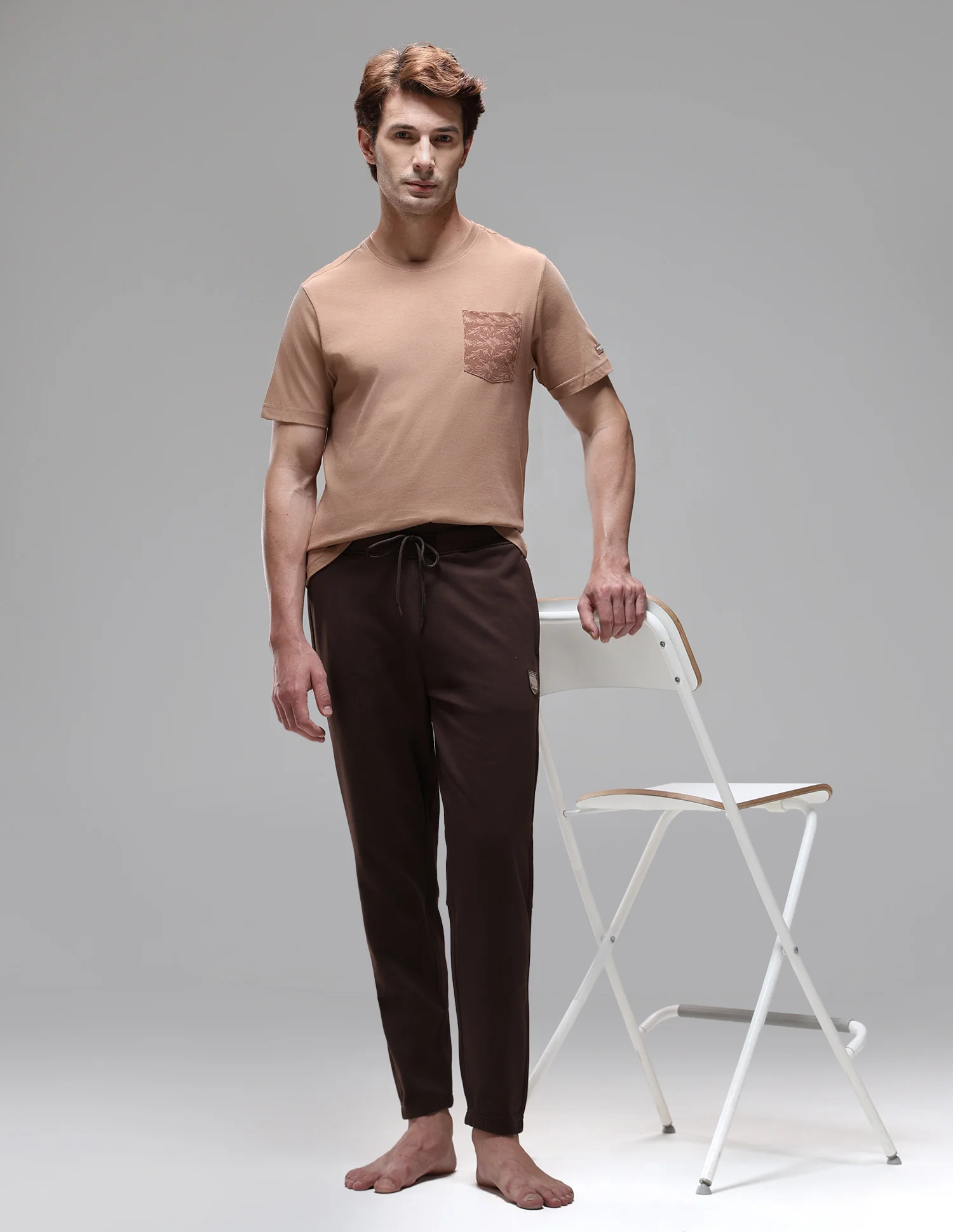 Breathable Relaxed Fit OJ010 Lounge Joggers - Image 3