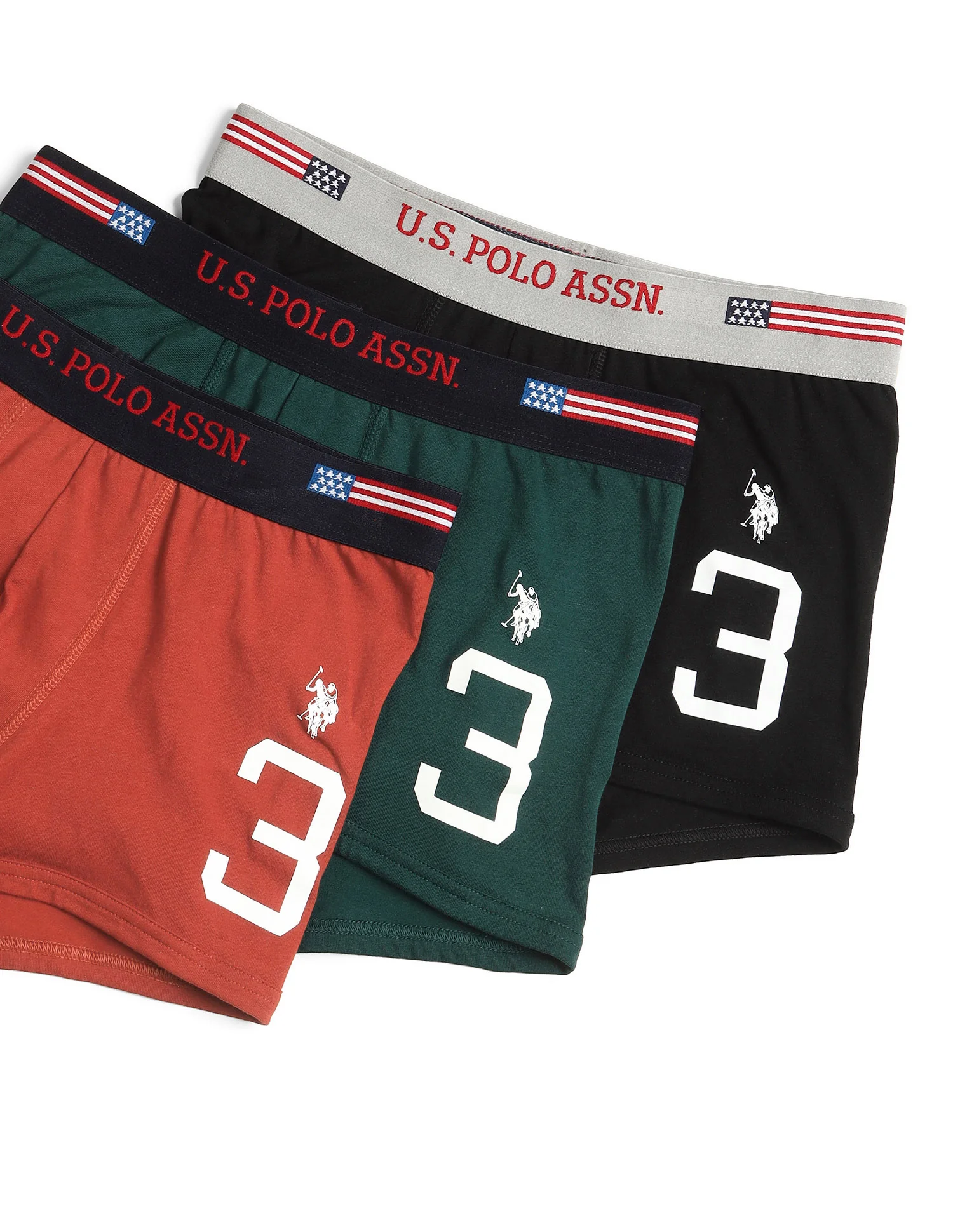 Breathable Solid I015-P3 Trunk - Pack Of 3 - Image 2