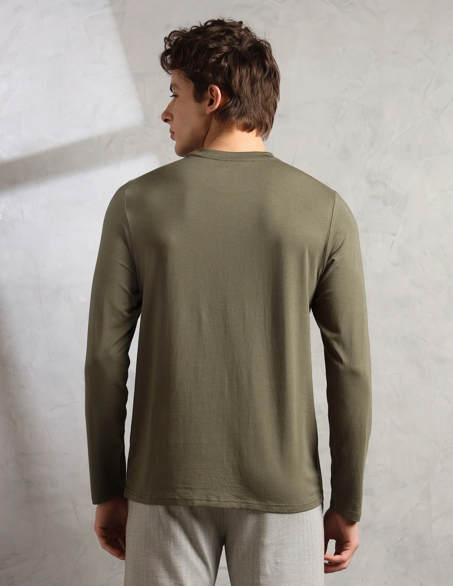 Brethable Full Sleeve PE006-PL Lounge T-Shirt - Pack Of 1 - Image 5