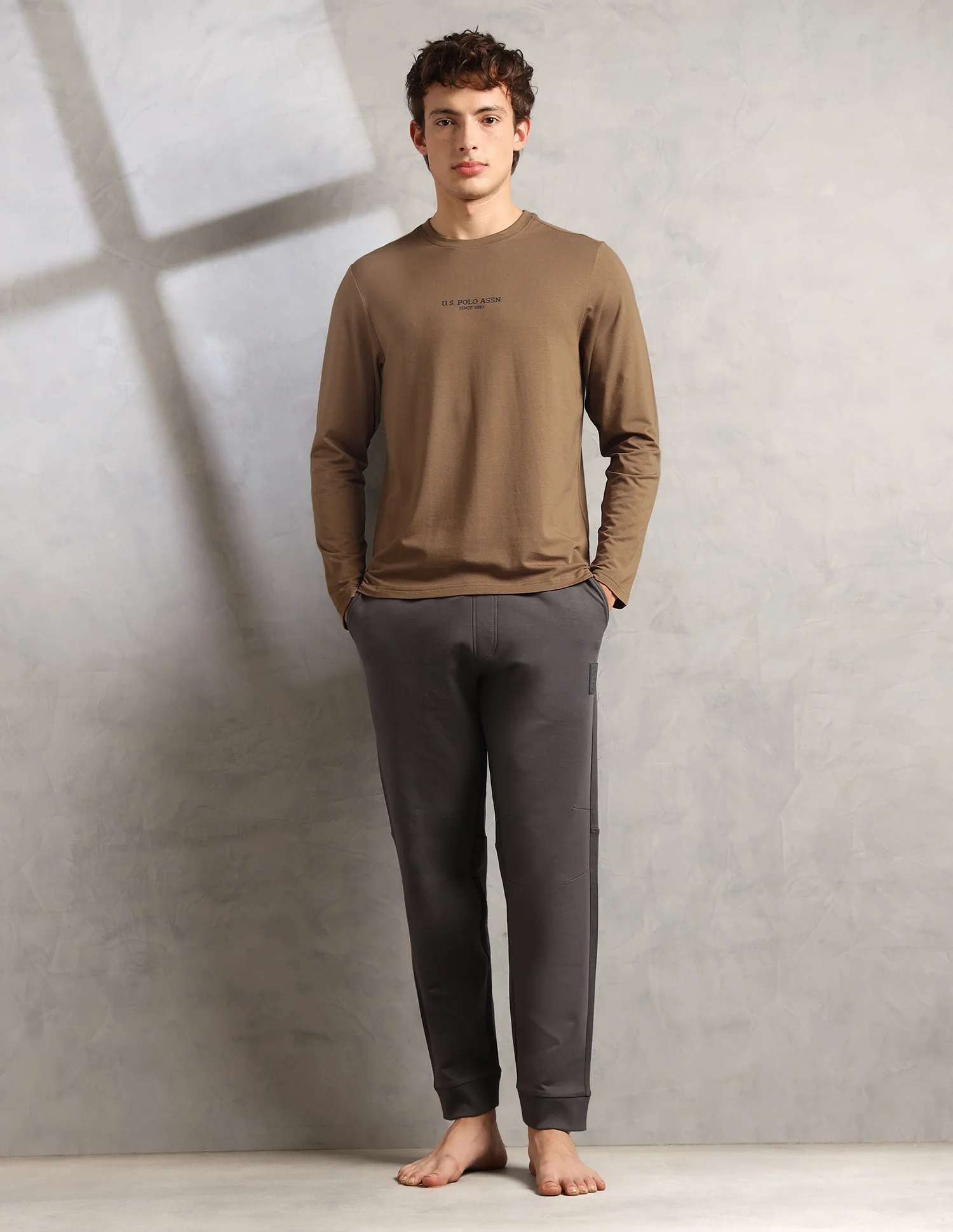 Brethable Full Sleeve PE006-PL Lounge T-Shirt - Pack Of 1 - Image 3
