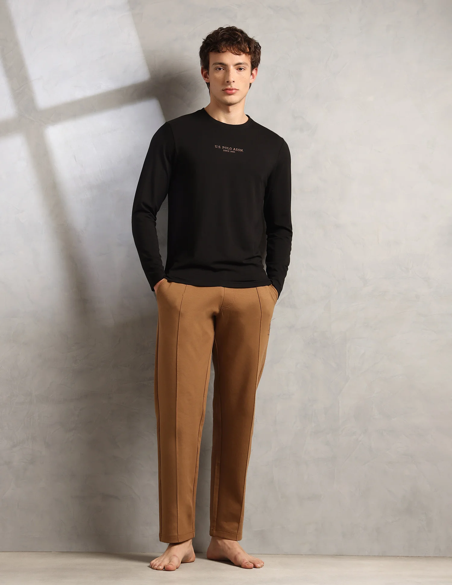 Brethable Full Sleeve PE006-PL Lounge T-Shirt - Pack Of 1 - Image 3