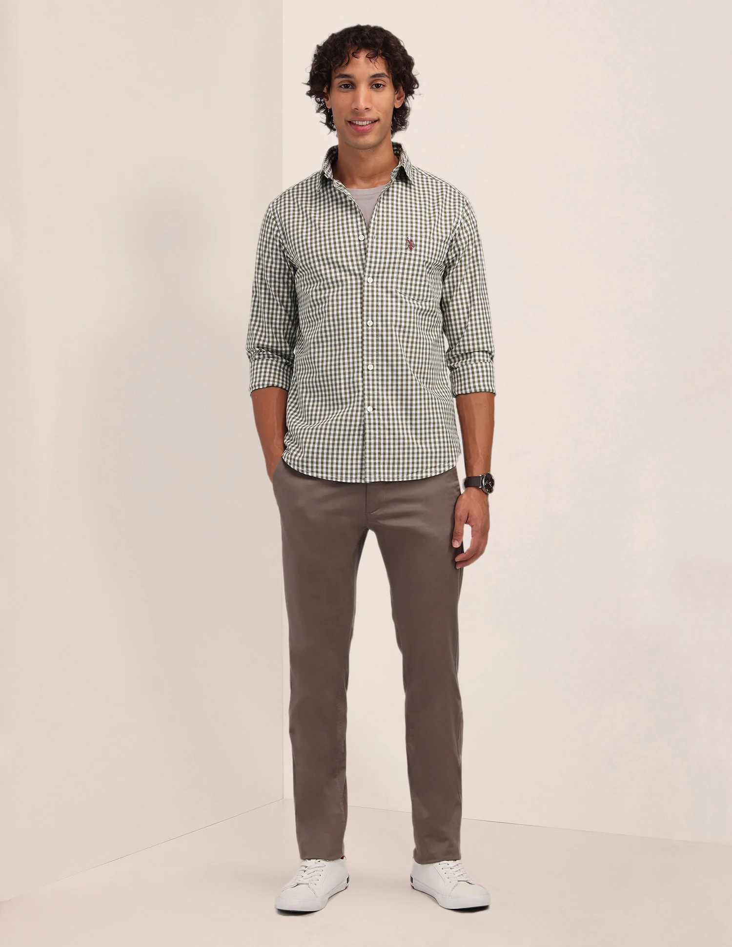 Buffalo Checked Poplin Shirt - Image 3