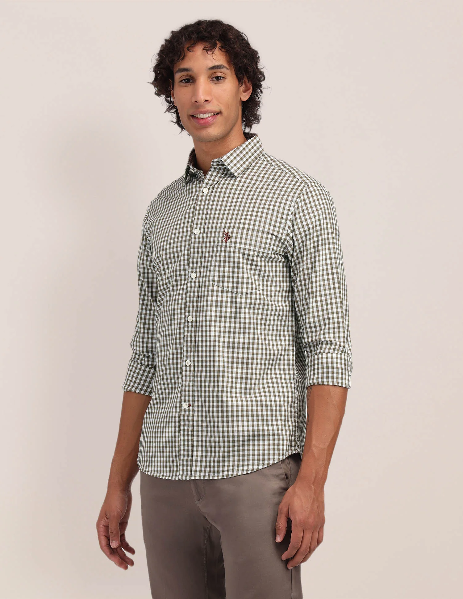 Buffalo Checked Poplin Shirt - Image 4