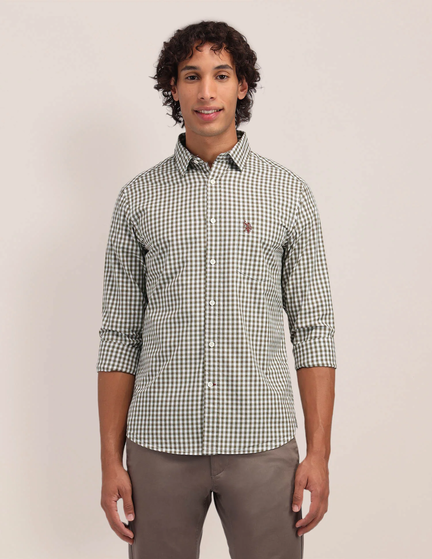 Buffalo Checked Poplin Shirt - Image 6