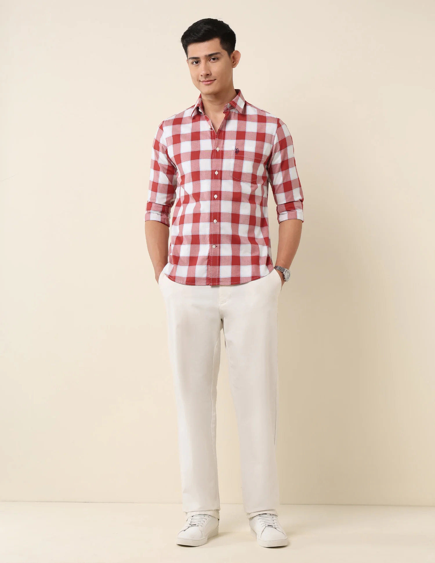 Buffalo Checked Pure Cotton Shirt - Image 3