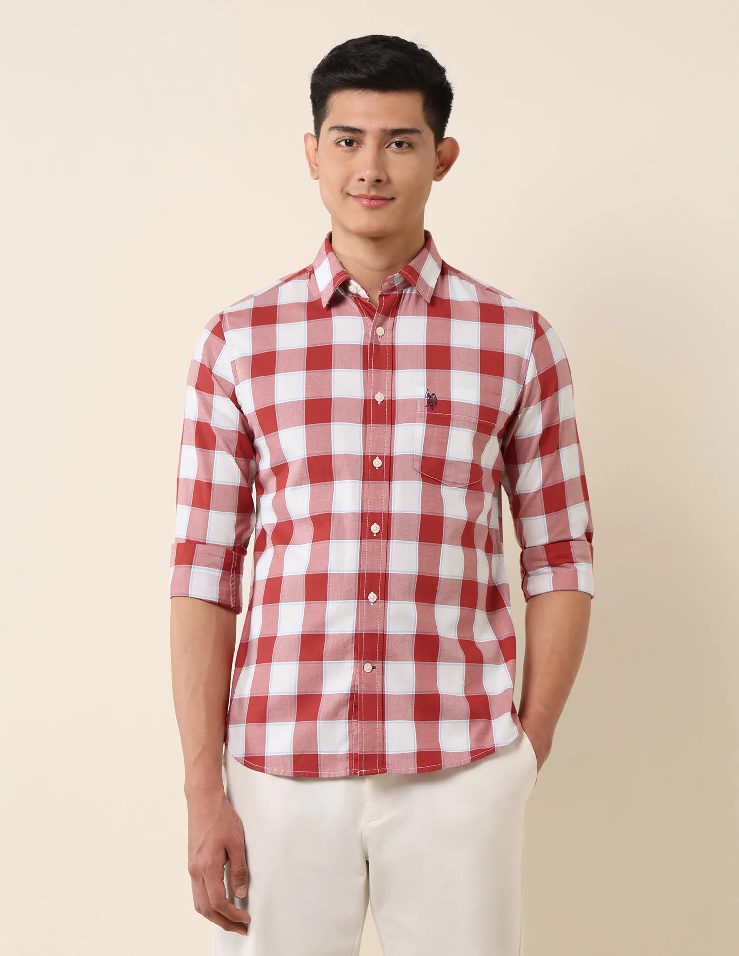 Buffalo Checked Pure Cotton Shirt - Image 6