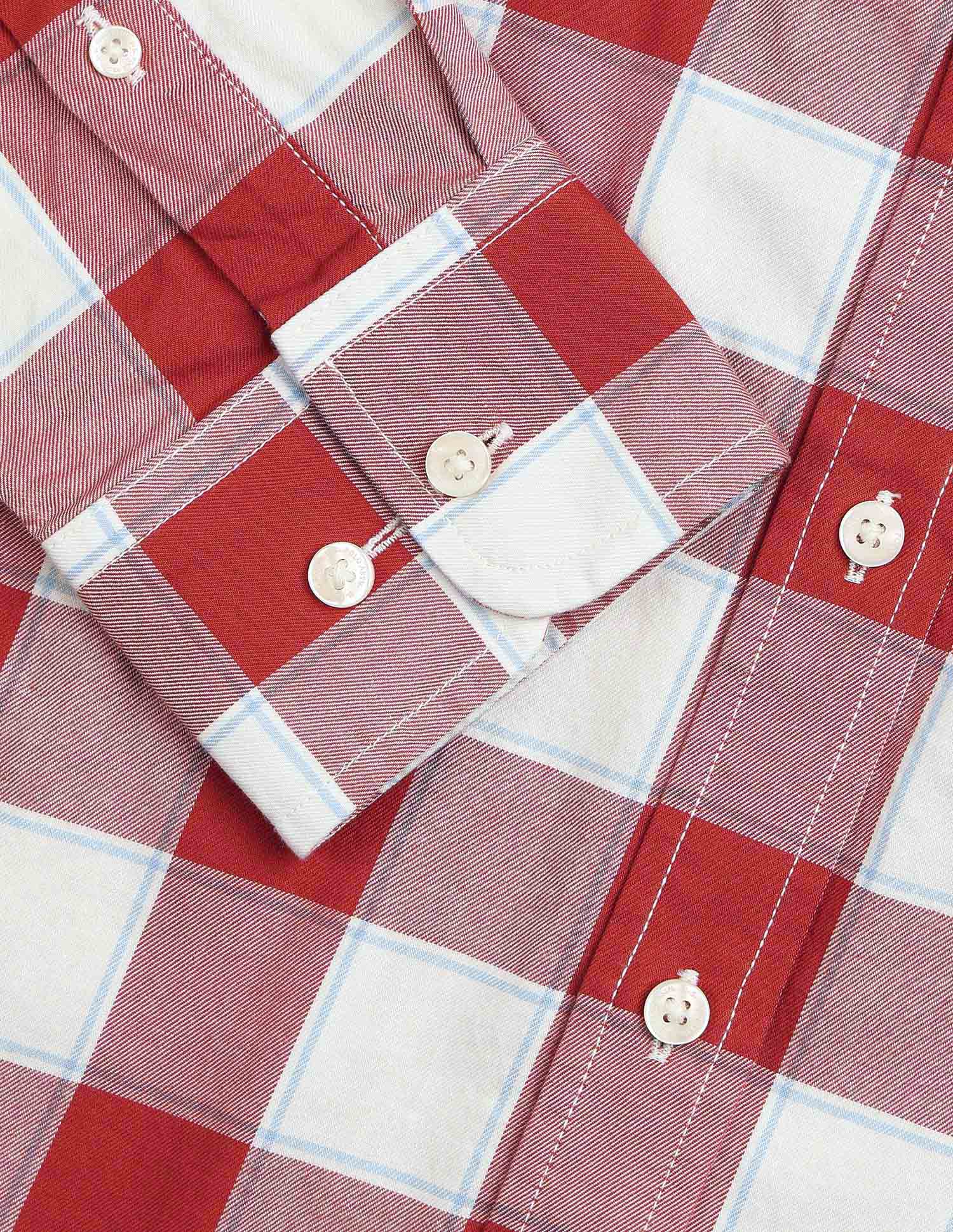 Buffalo Checked Pure Cotton Shirt - Image 8