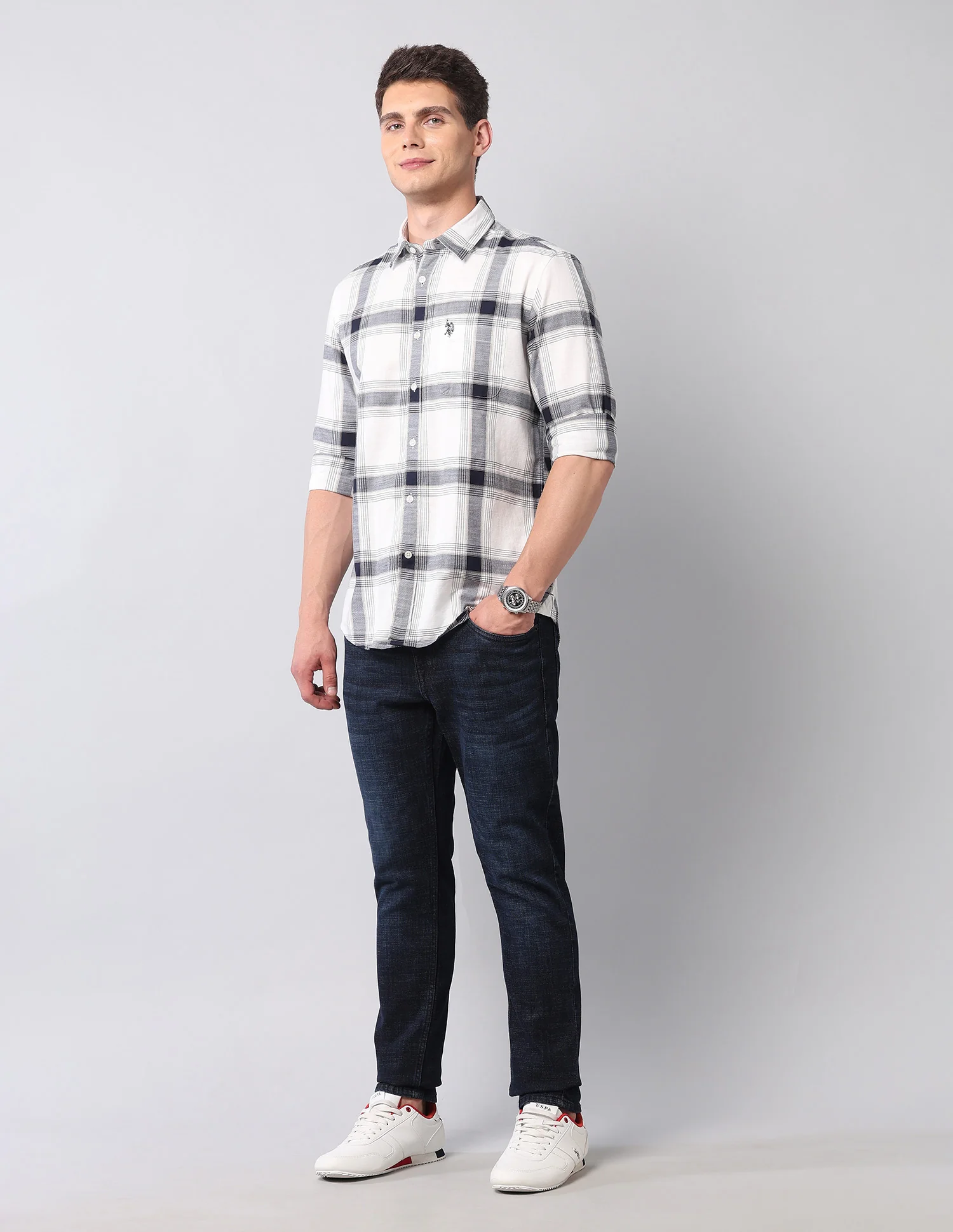 Buffalo Checked Pure Cotton Shirt - Image 3