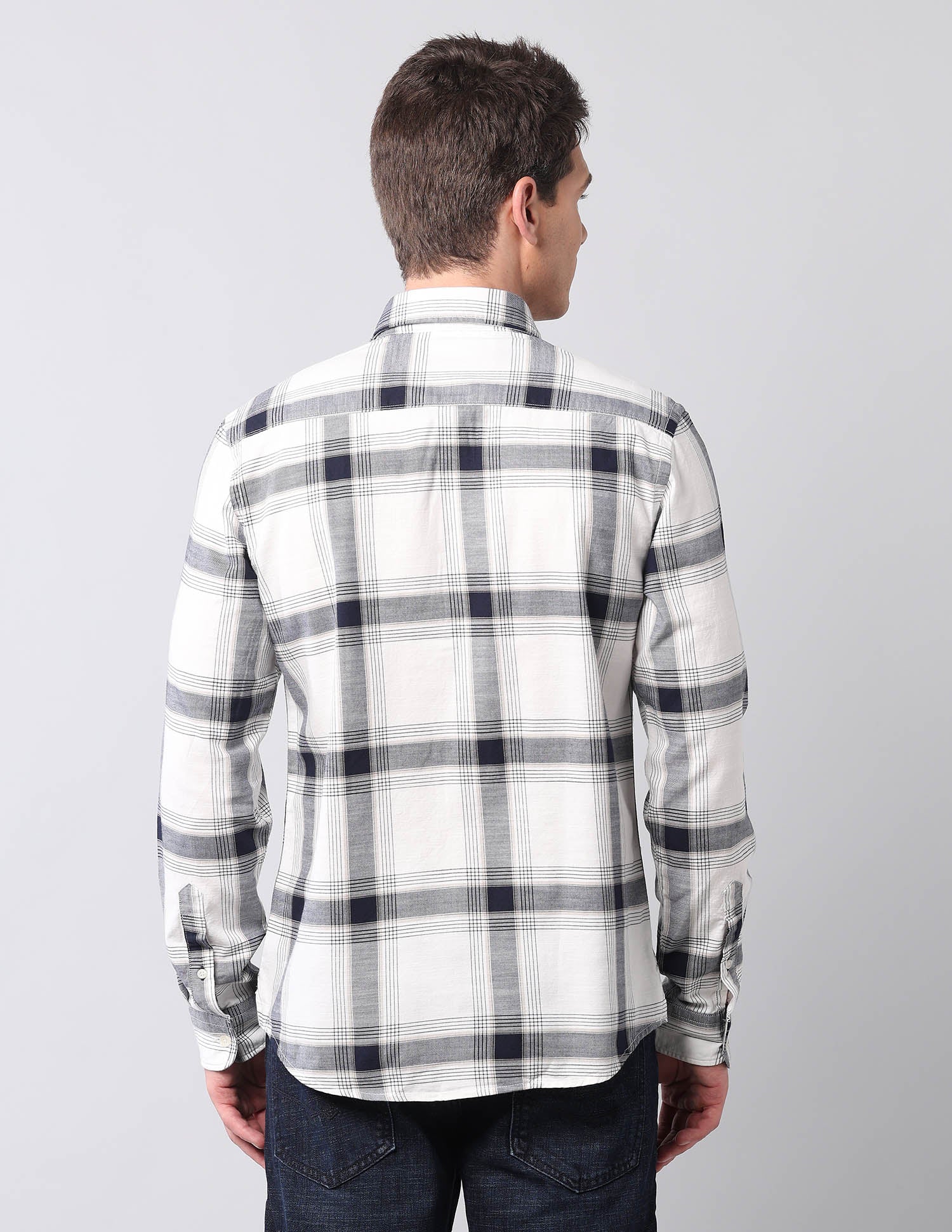 Buffalo Checked Pure Cotton Shirt - Image 5