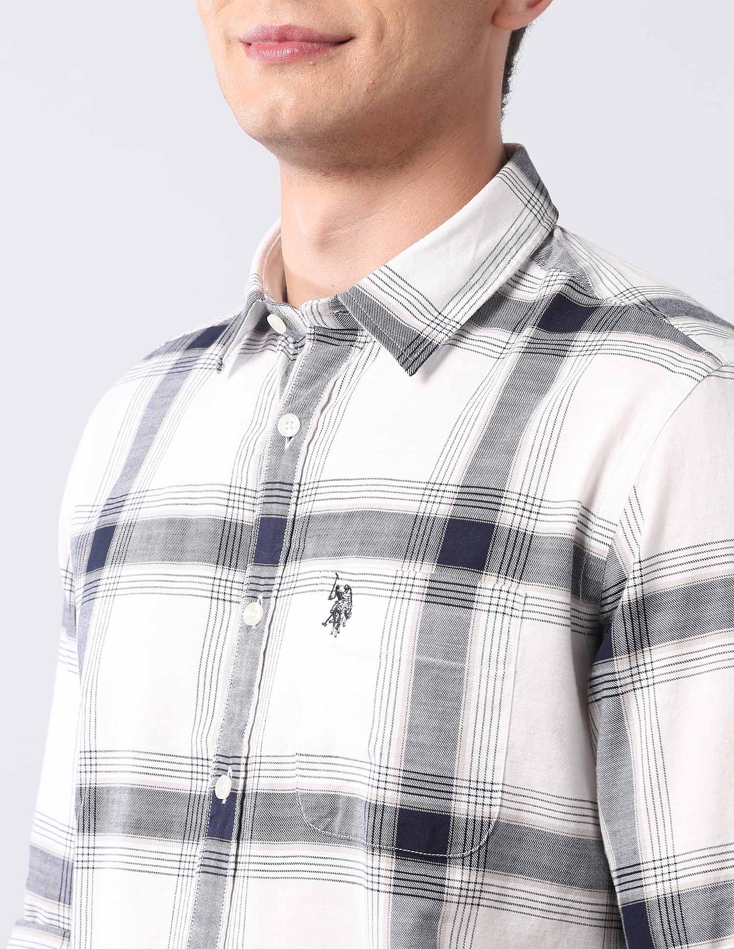 Buffalo Checked Pure Cotton Shirt - Image 7