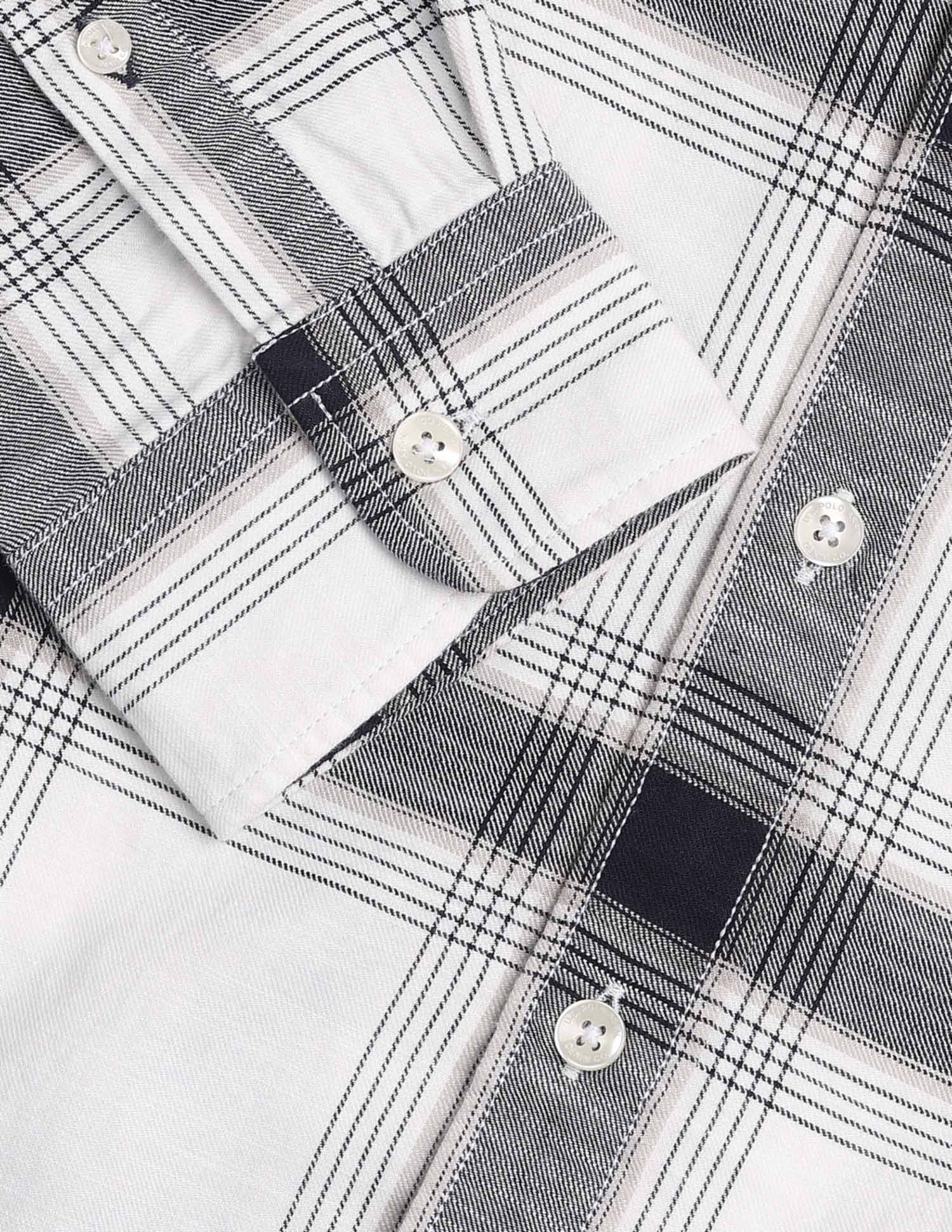 Buffalo Checked Pure Cotton Shirt - Image 8