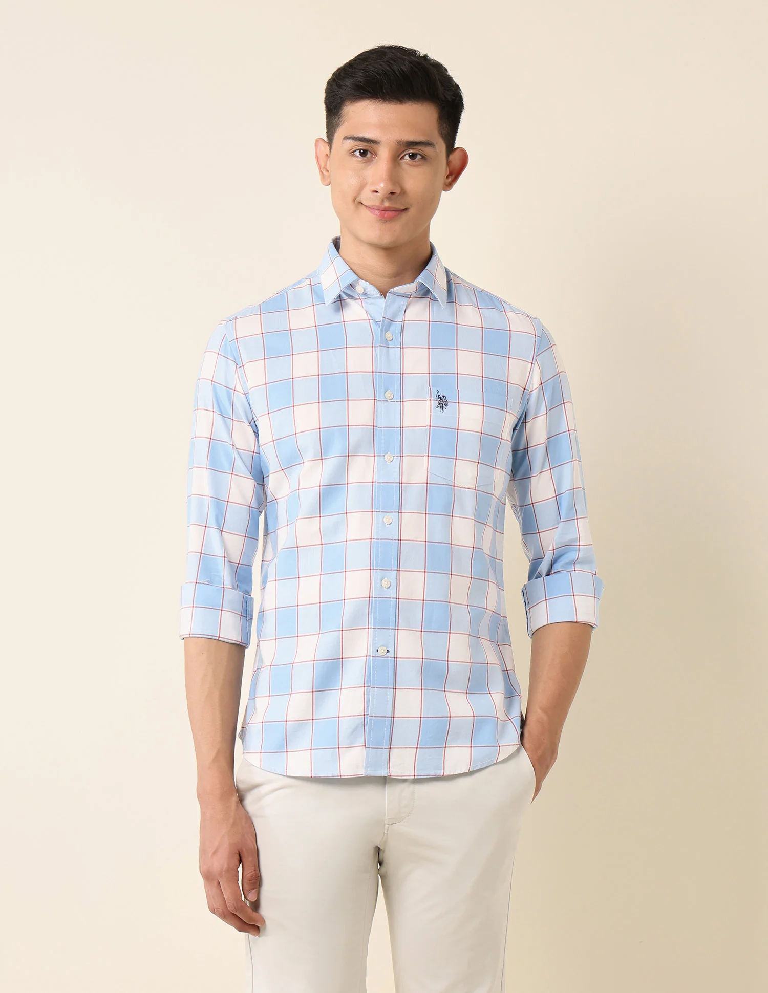 Buffalo Checked Pure Cotton Shirt - Image 6