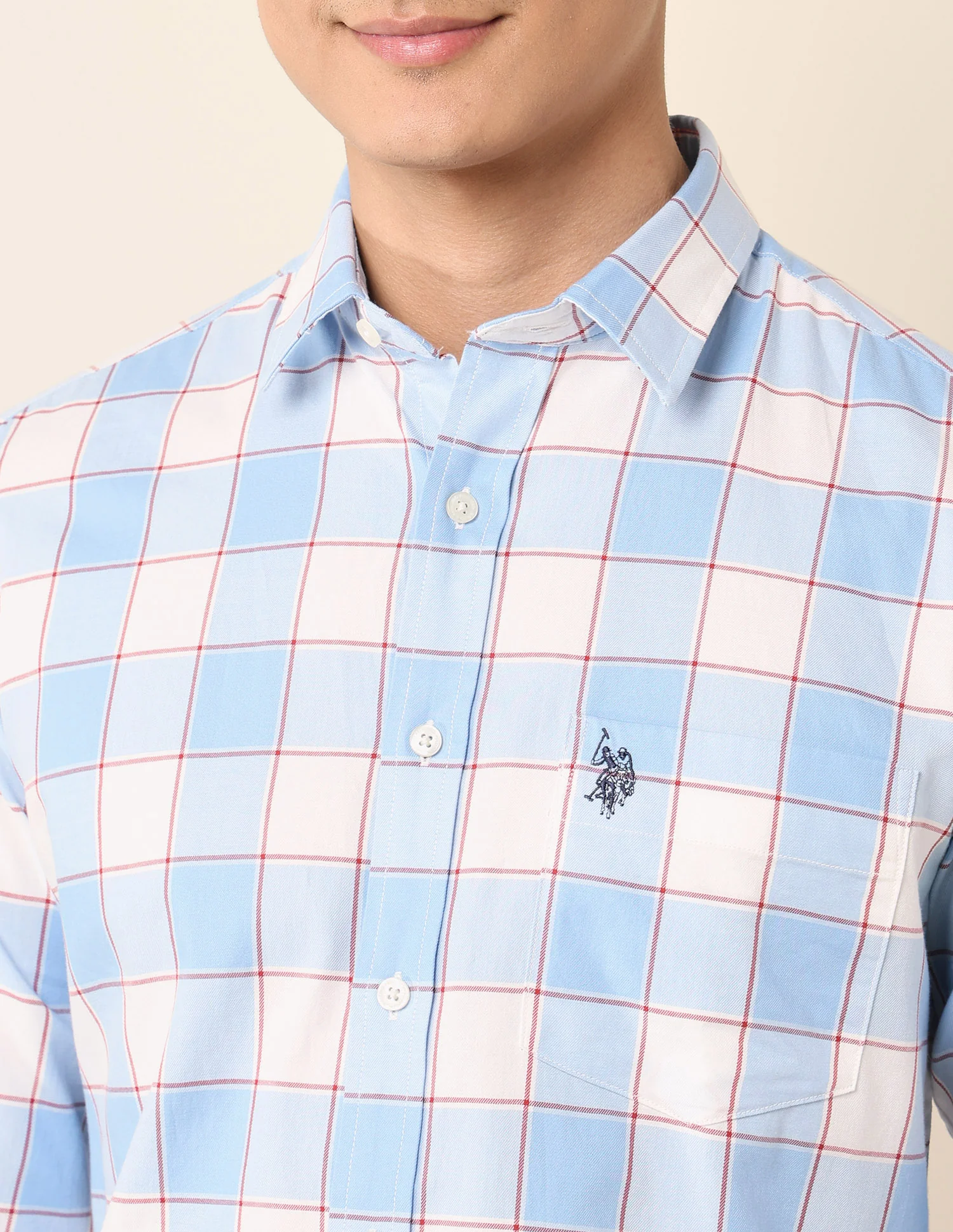Buffalo Checked Pure Cotton Shirt - Image 7