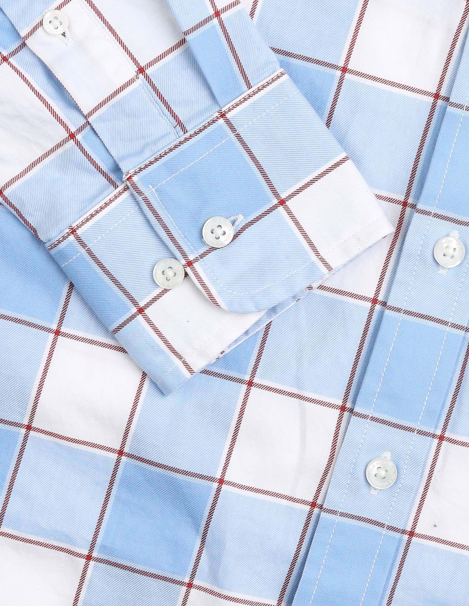 Buffalo Checked Pure Cotton Shirt - Image 8