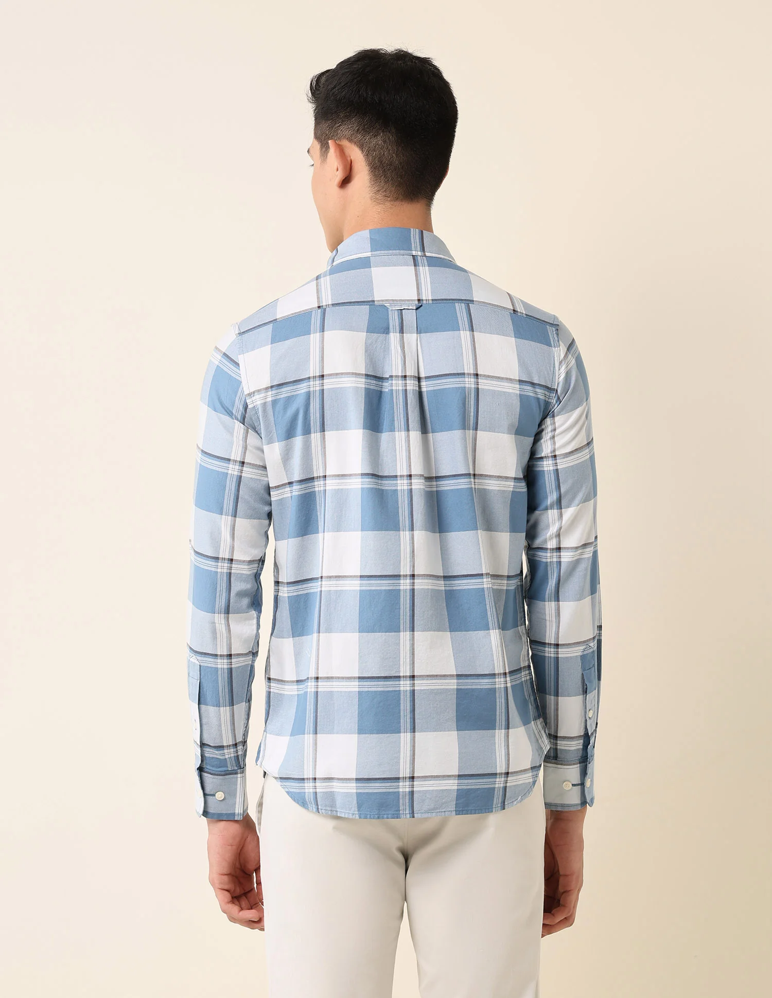 Buffalo Checked Pure Cotton Shirt - Image 5