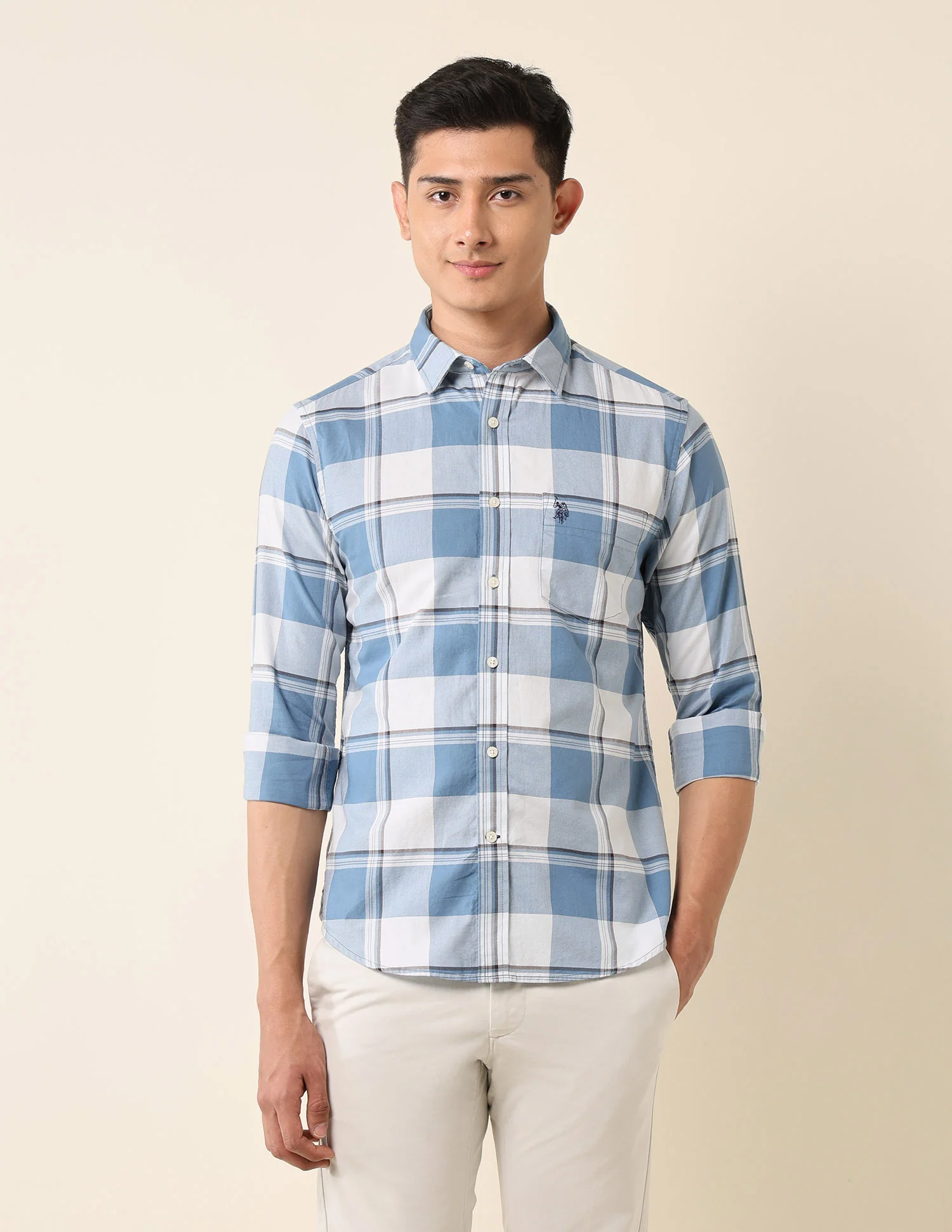 Buffalo Checked Pure Cotton Shirt - Image 6