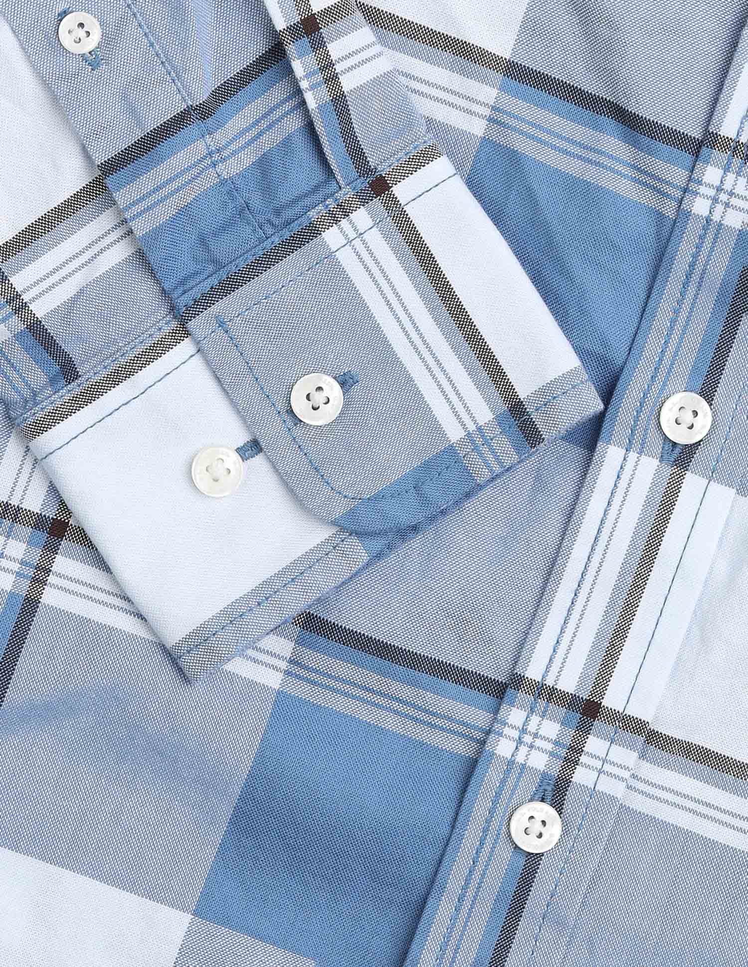 Buffalo Checked Pure Cotton Shirt - Image 8