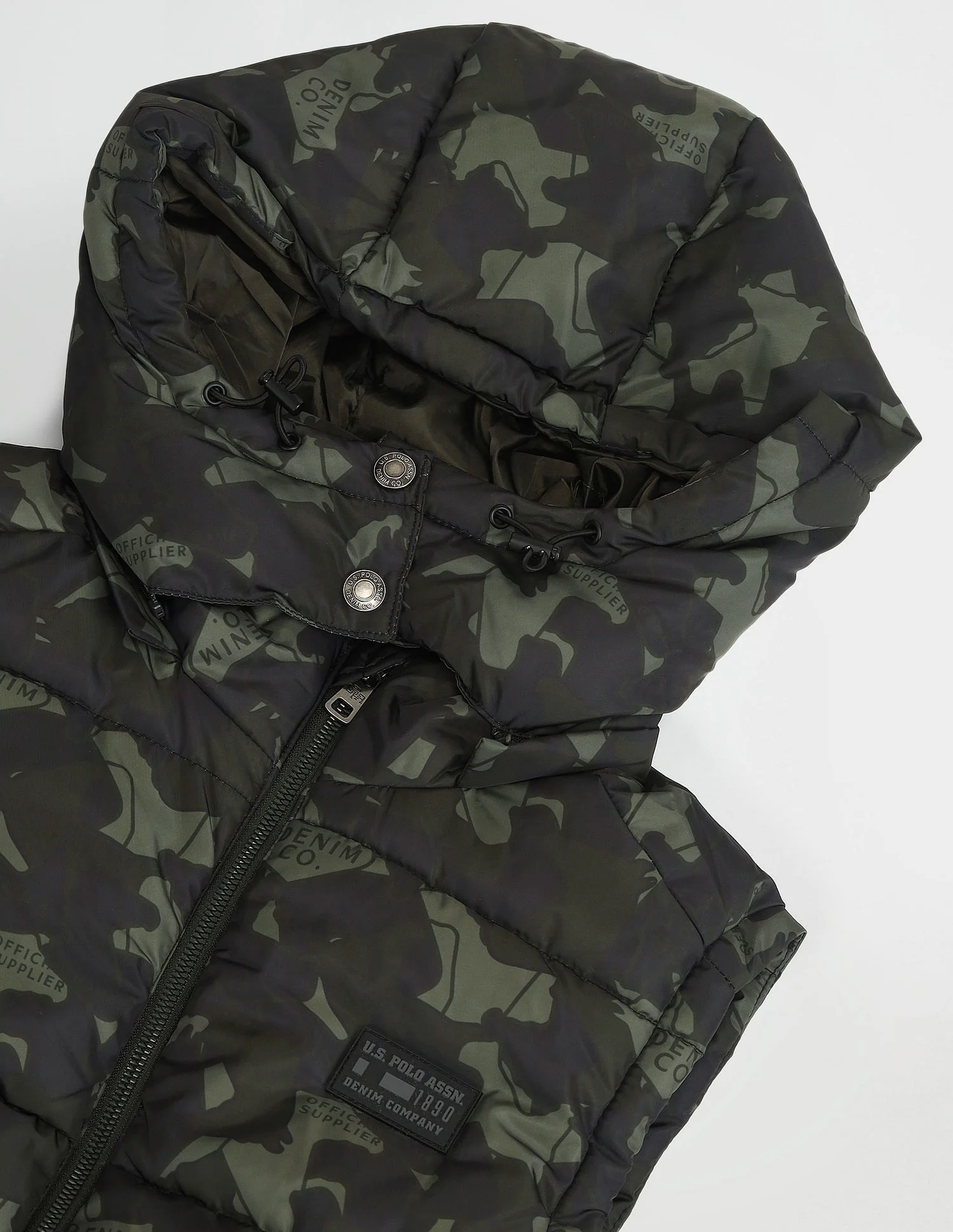 Camouflage Print Regular Fit Jacket - Image 2