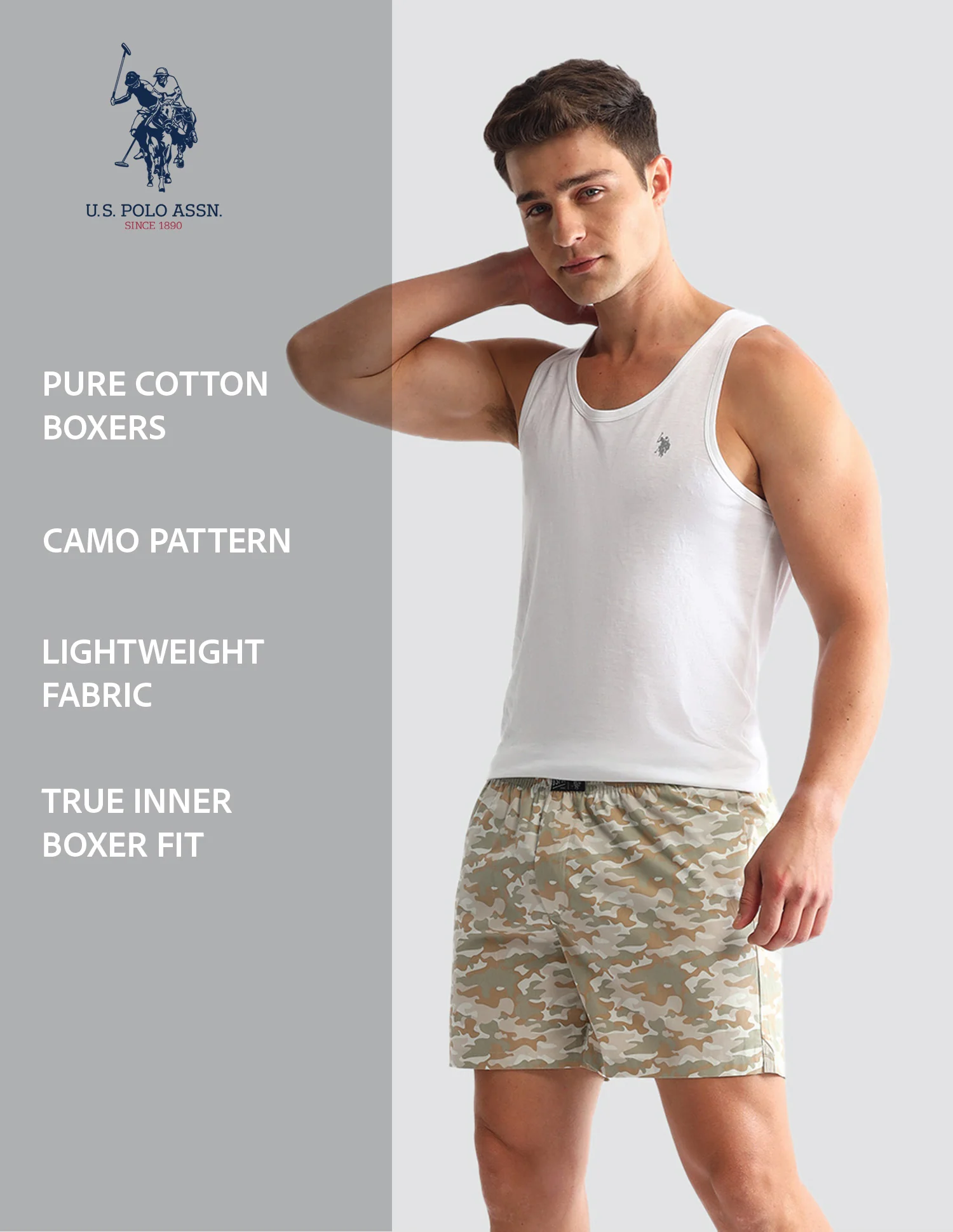 Camouflage Printed Cotton OEX10 Boxers - Pack Of 2 - Image 12