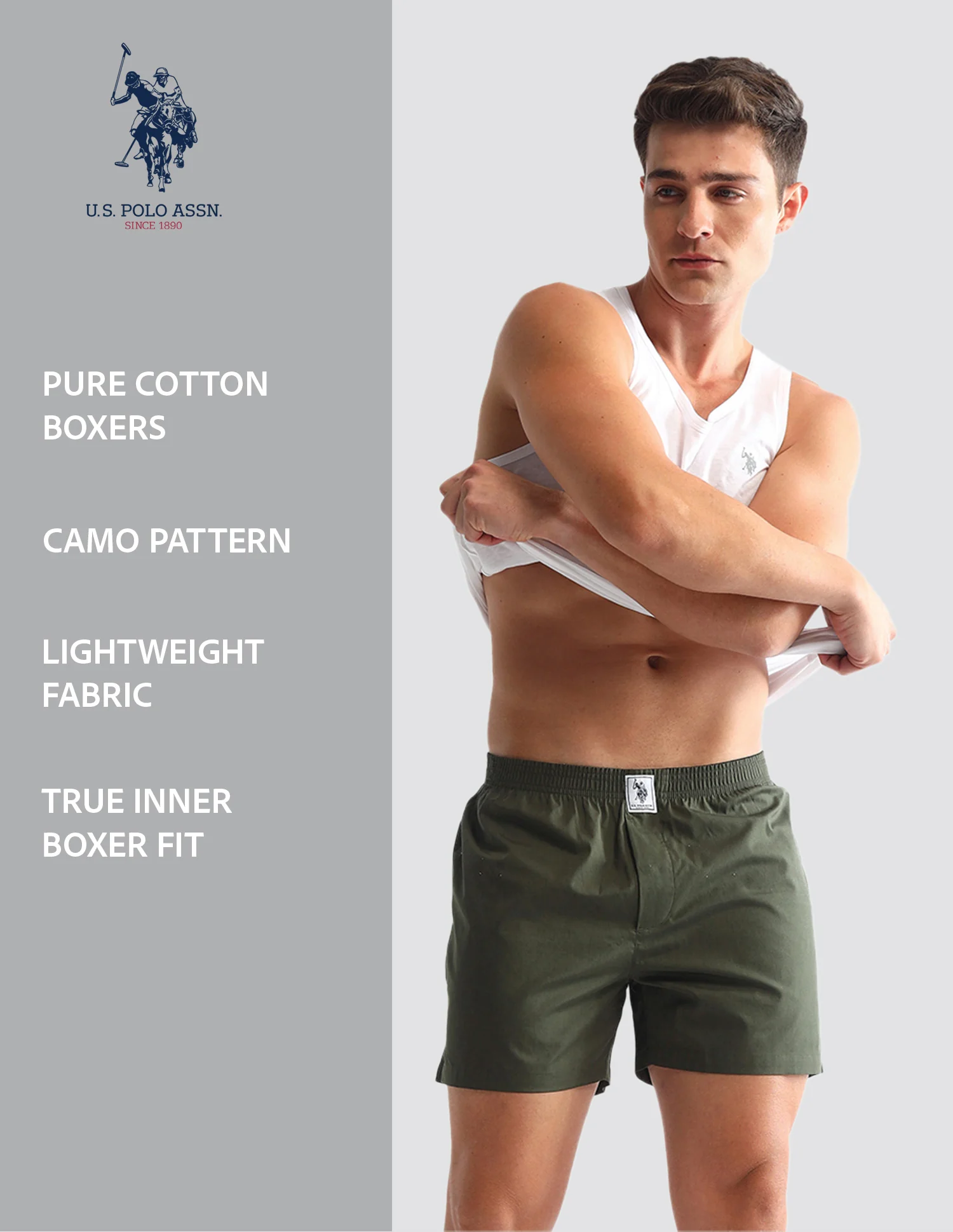 Camouflage Printed Cotton OEX10 Boxers - Pack Of 2 - Image 12