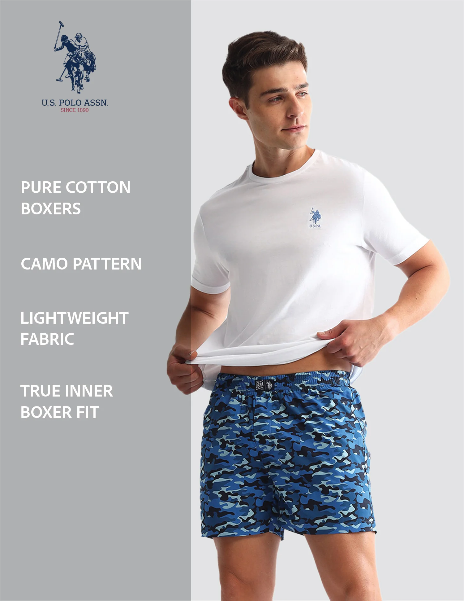 Camouflage Printed Cotton OEX10 Boxers - Pack Of 2 - Image 12