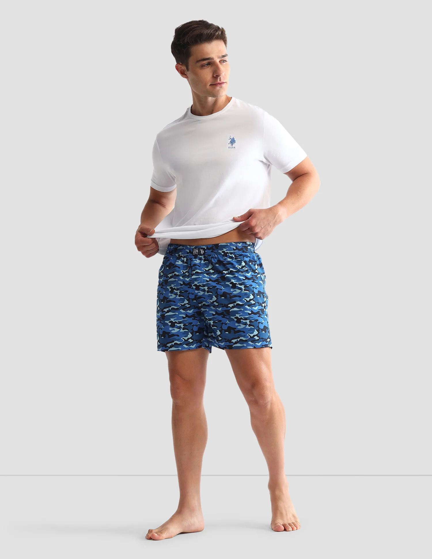 Camouflage Printed Cotton OEX10 Boxers - Pack Of 2 - Image 3