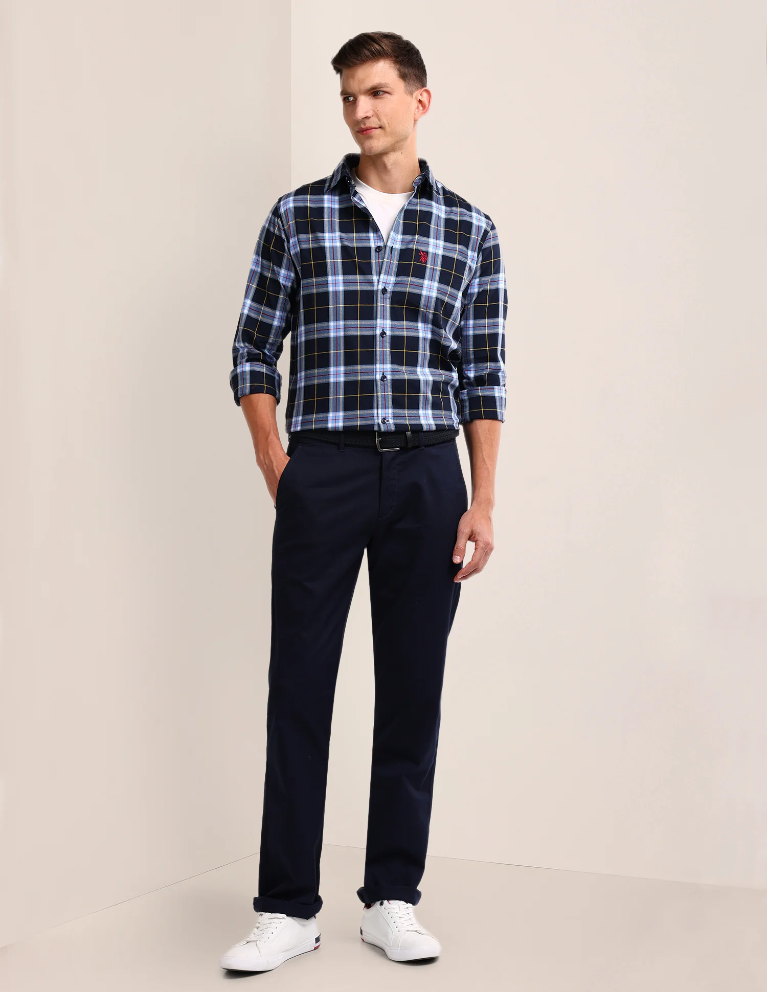 Plaid Checked Regular Fit Shirt - Image 3
