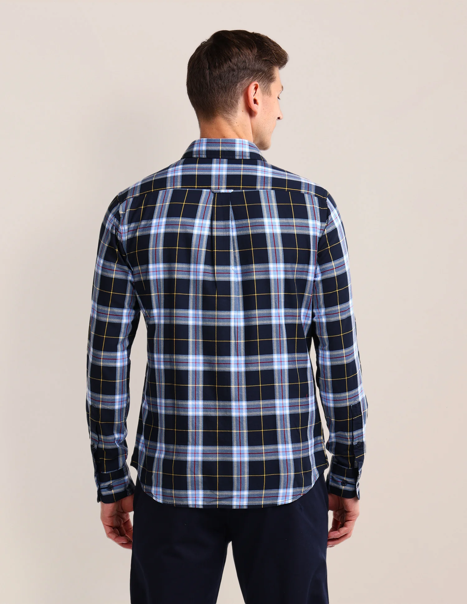 Plaid Checked Regular Fit Shirt - Image 5