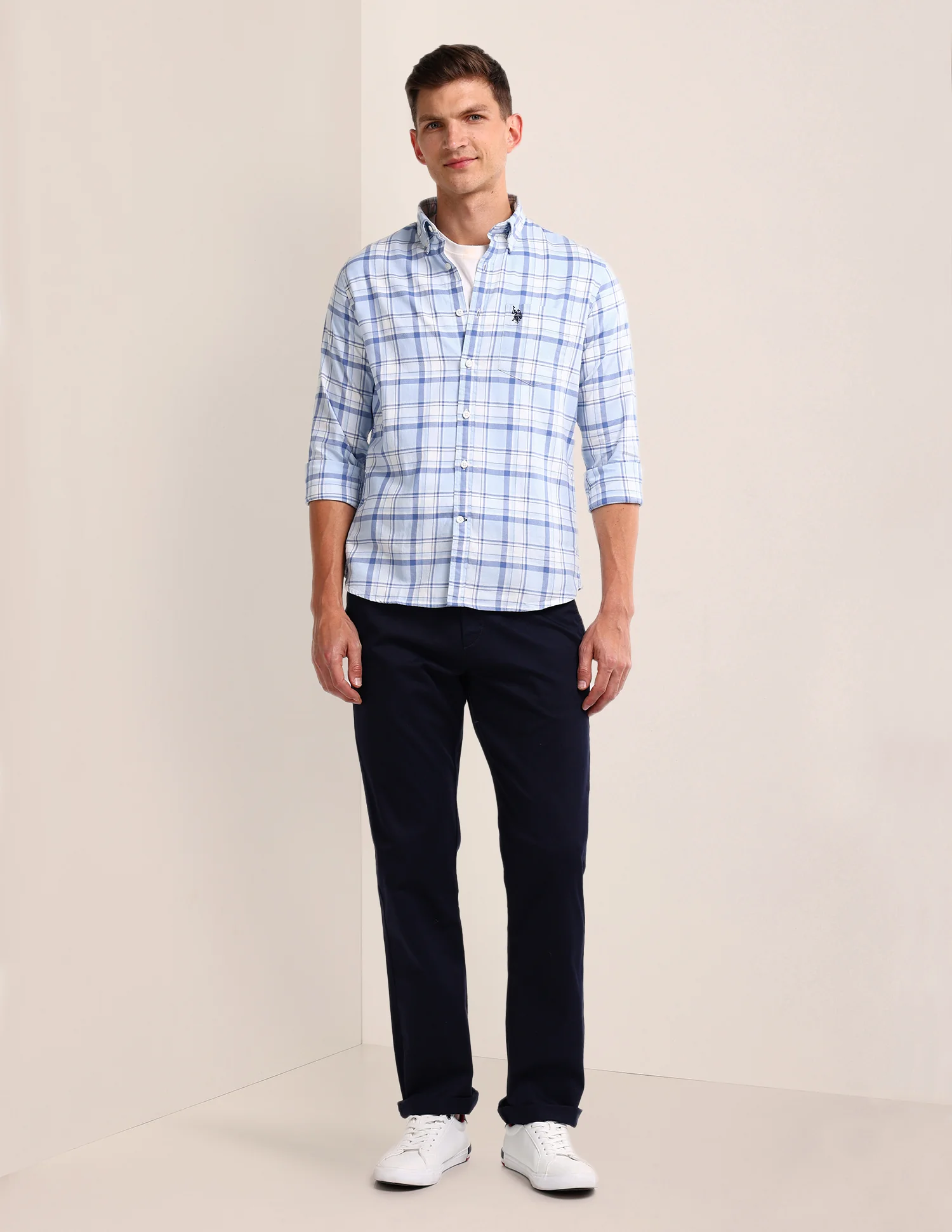 Plaid Checked Regular Fit Shirt - Image 3