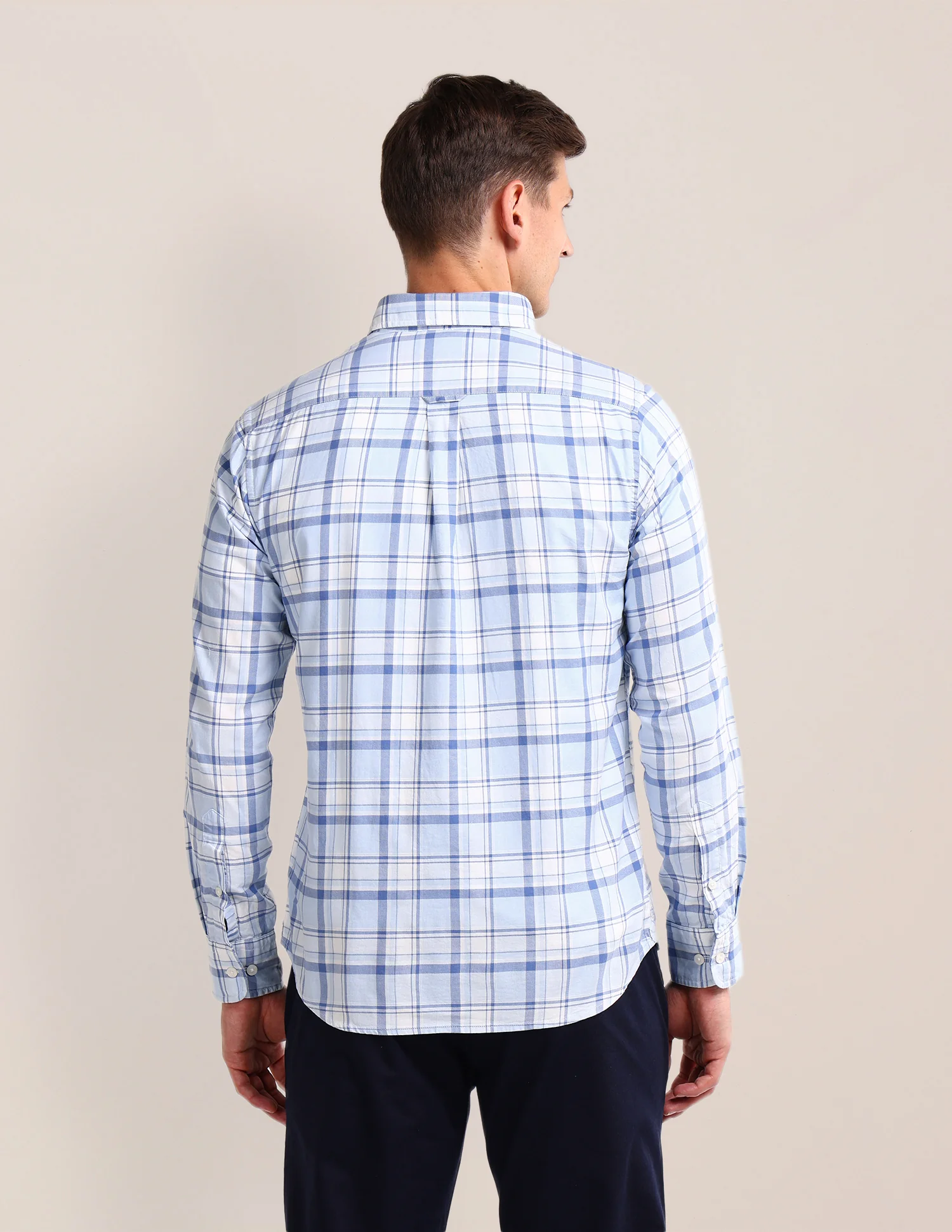 Plaid Checked Regular Fit Shirt - Image 5