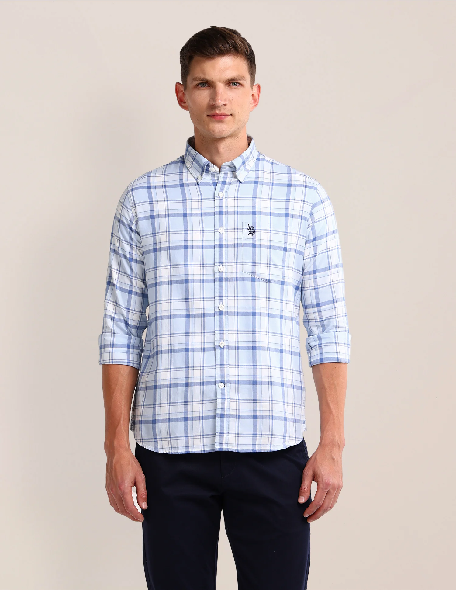Plaid Checked Regular Fit Shirt - Image 6