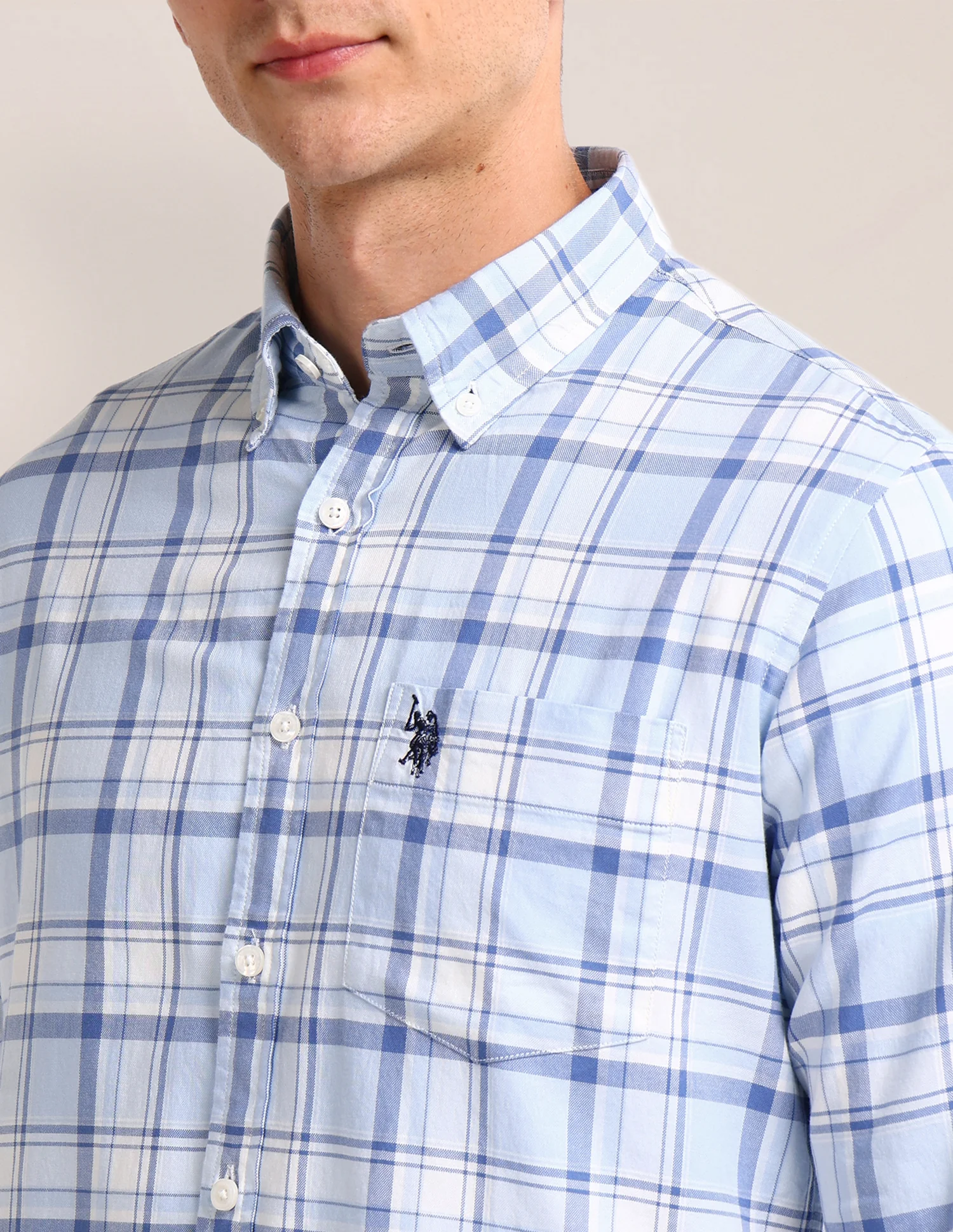 Plaid Checked Regular Fit Shirt - Image 7