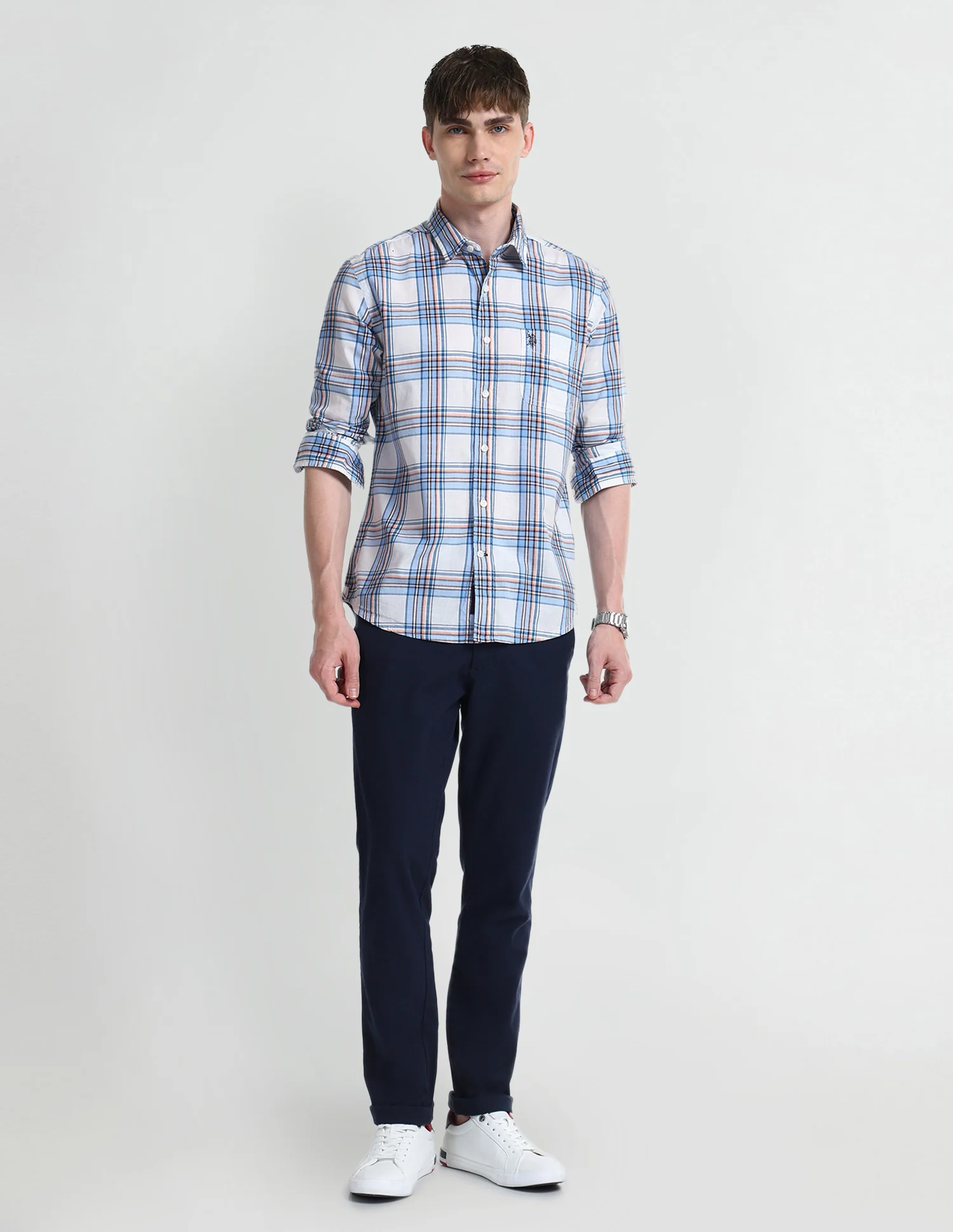Dupplin Checked Slim Fit Shirt - Image 3