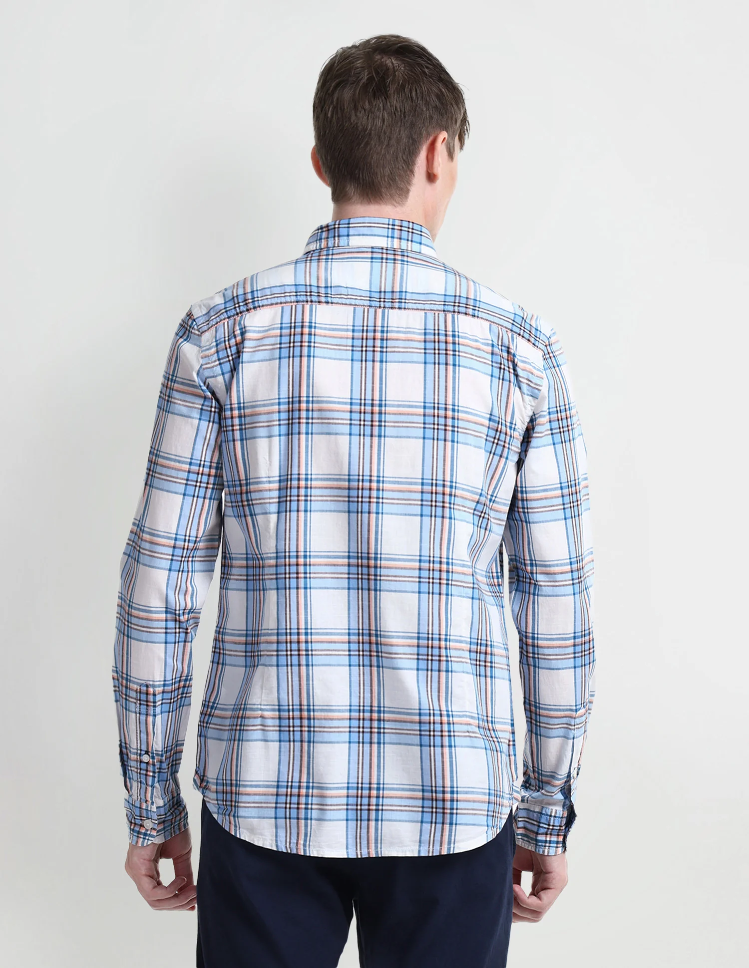 Dupplin Checked Slim Fit Shirt - Image 5